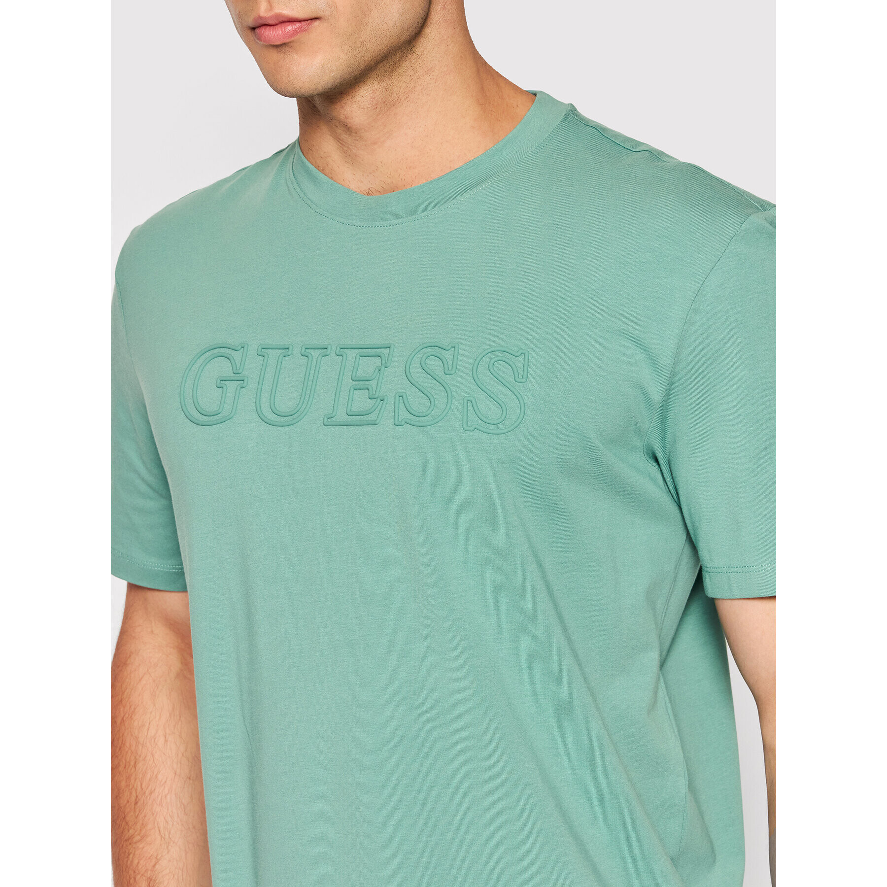 Guess Тишърт Z2YI11 J1311 Зелен Regular Fit - Pepit.bg