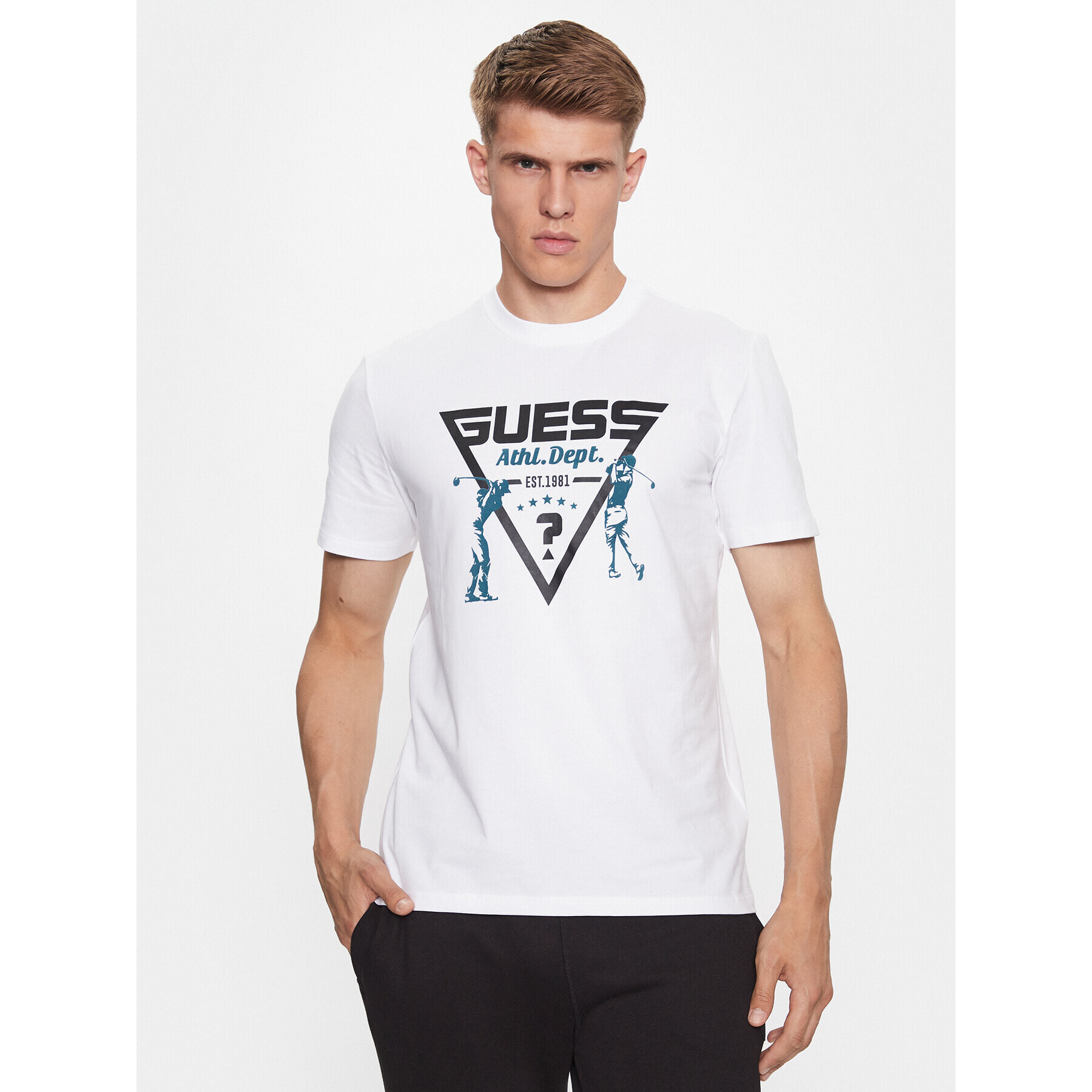 Guess Тишърт Z3BI04 J1314 Бял Regular Fit - Pepit.bg