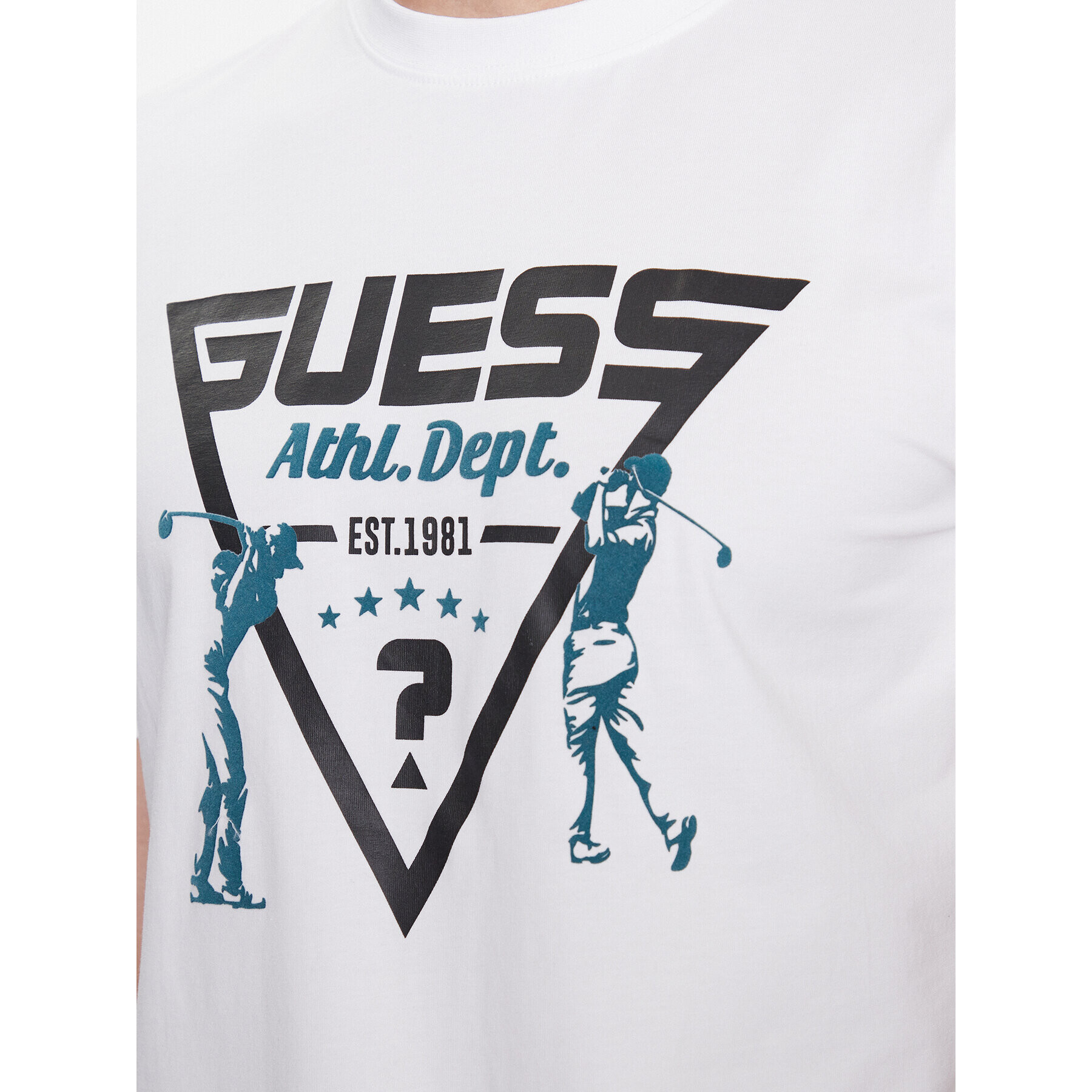 Guess Тишърт Z3BI04 J1314 Бял Regular Fit - Pepit.bg