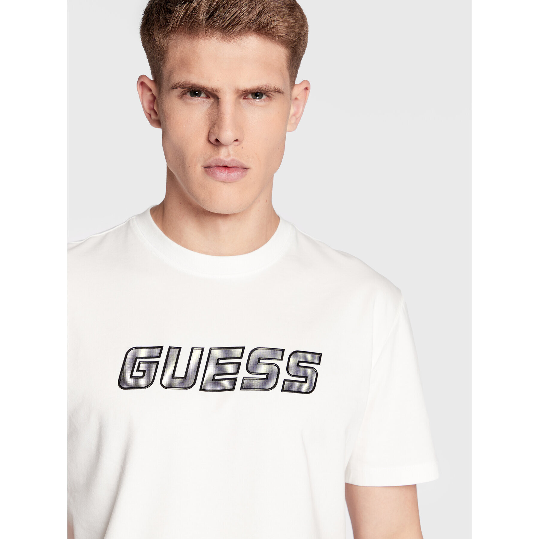 Guess Тишърт Z3RI00 J1314 Бял Regular Fit - Pepit.bg