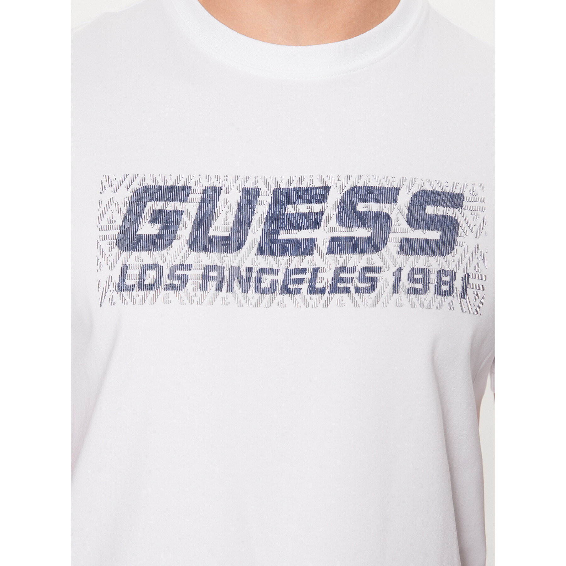 Guess Тишърт Z3YI03 J1314 Бял Slim Fit - Pepit.bg