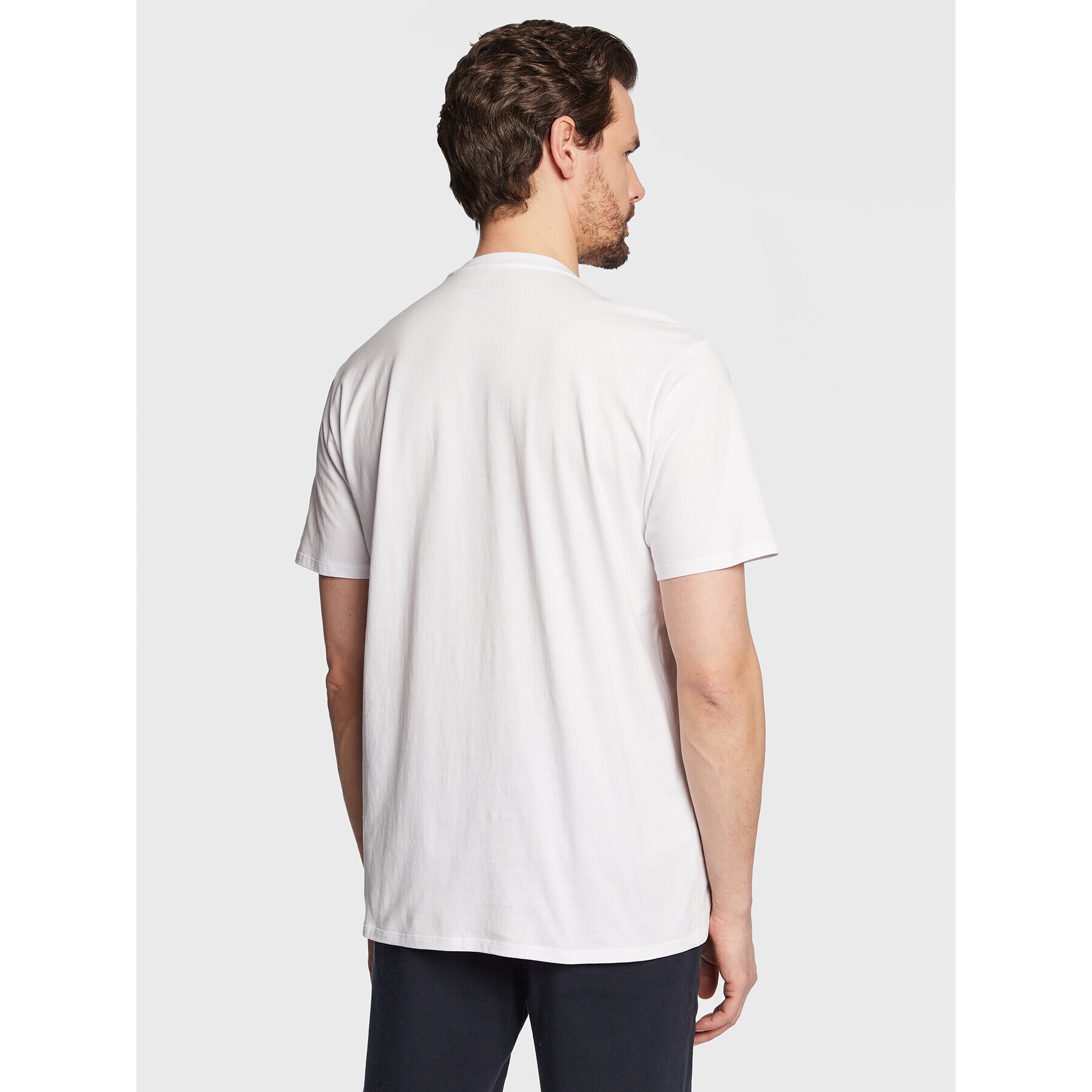 Guess Тишърт Zebra Logo M3GI58 KBDL0 Бял Slim Fit - Pepit.bg