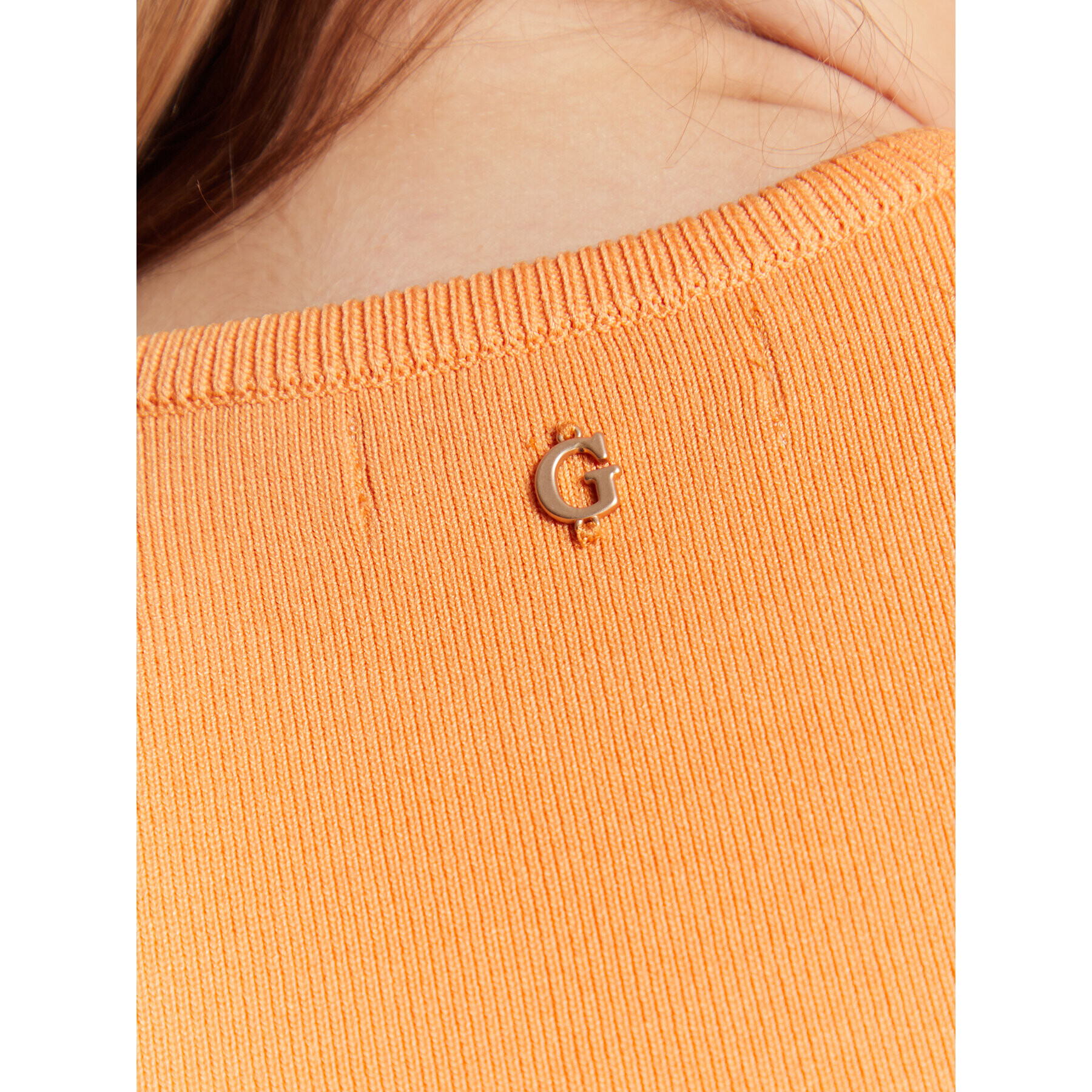 Guess топ Ada W3GZ00 Z2Z80 Оранжев Regular Fit - Pepit.bg