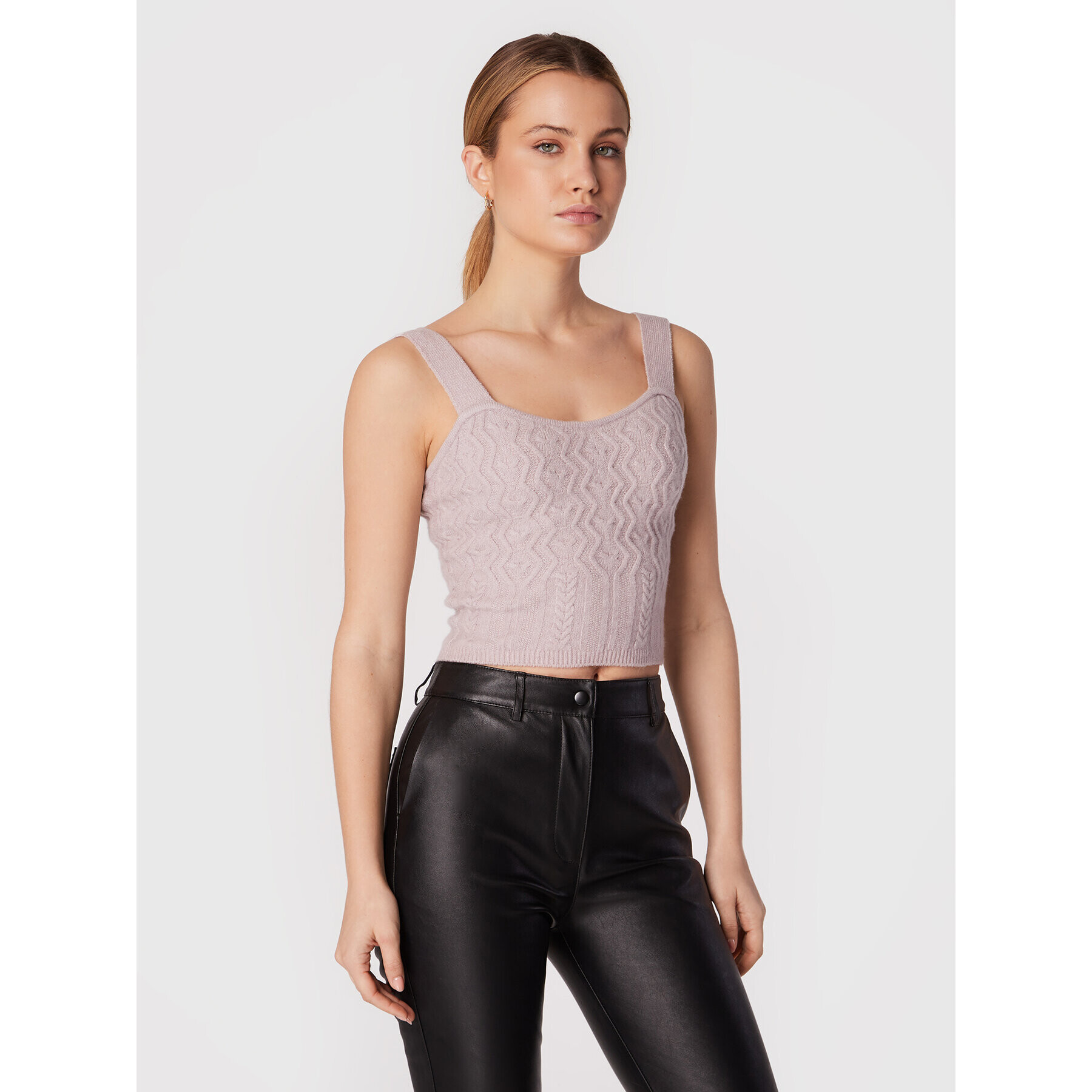 Guess топ Blaire W2BR59 Z2QA0 Розов Slim Fit - Pepit.bg