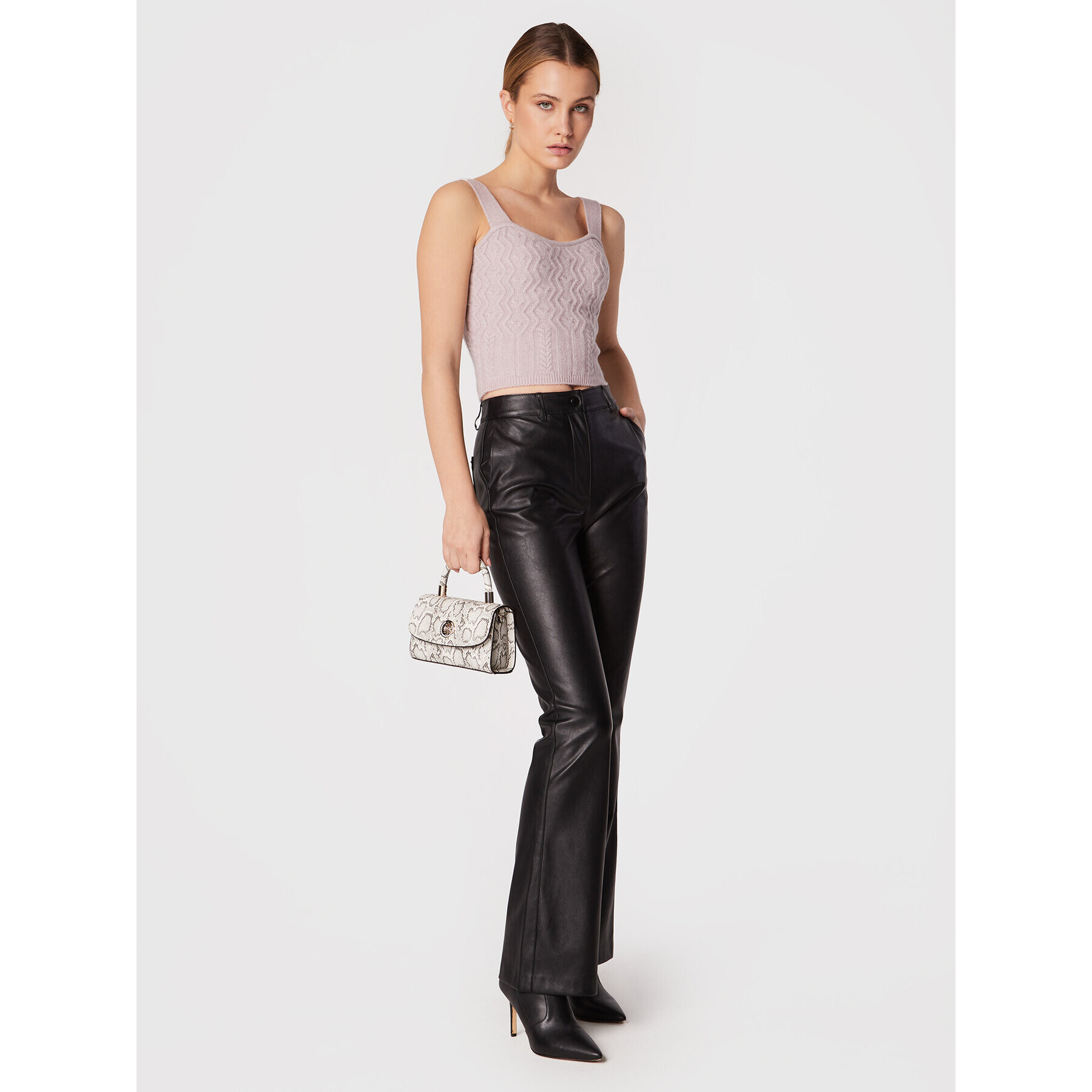 Guess топ Blaire W2BR59 Z2QA0 Розов Slim Fit - Pepit.bg