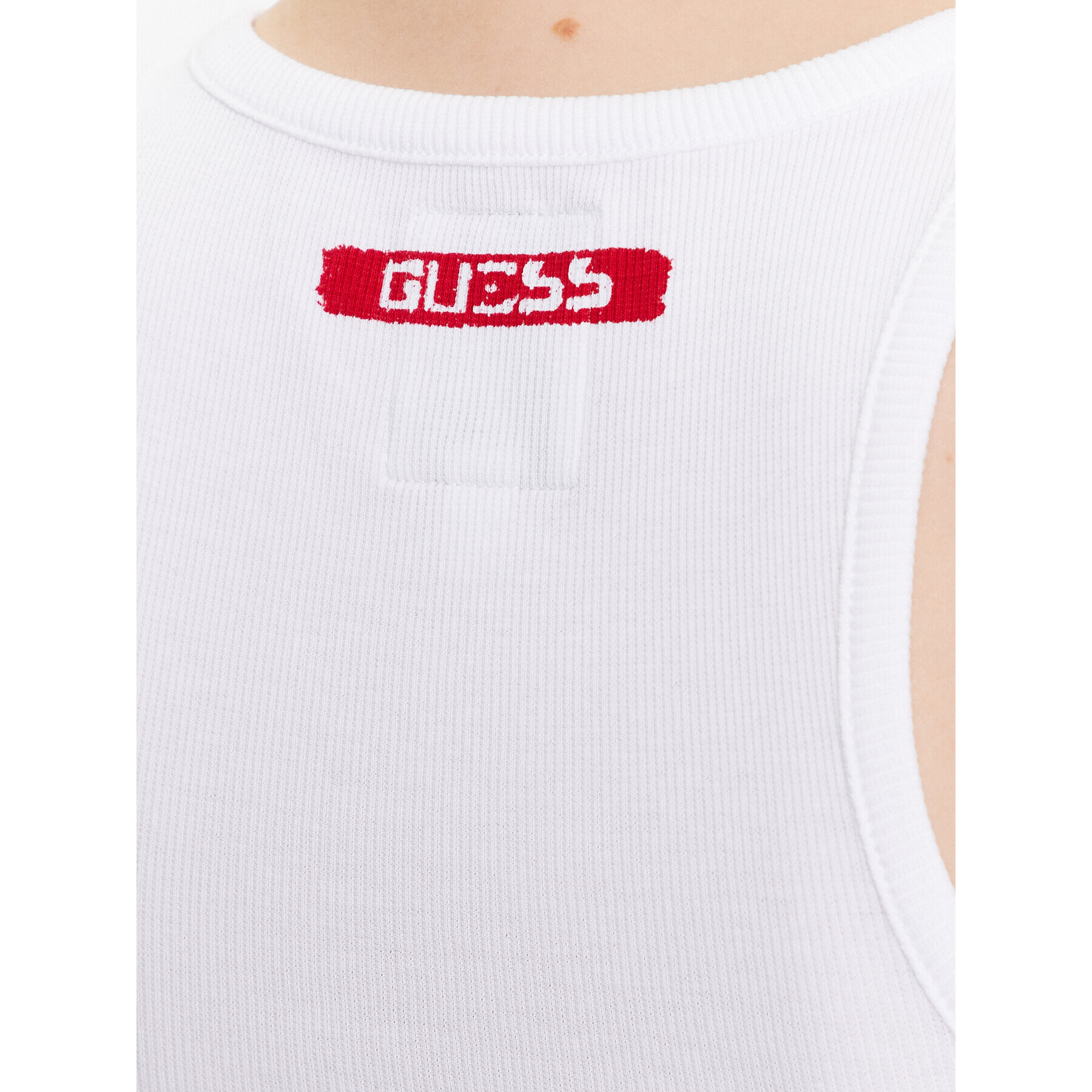 Guess топ Boy And Girl W3GI55 KA0H3 Бял Regular Fit - Pepit.bg
