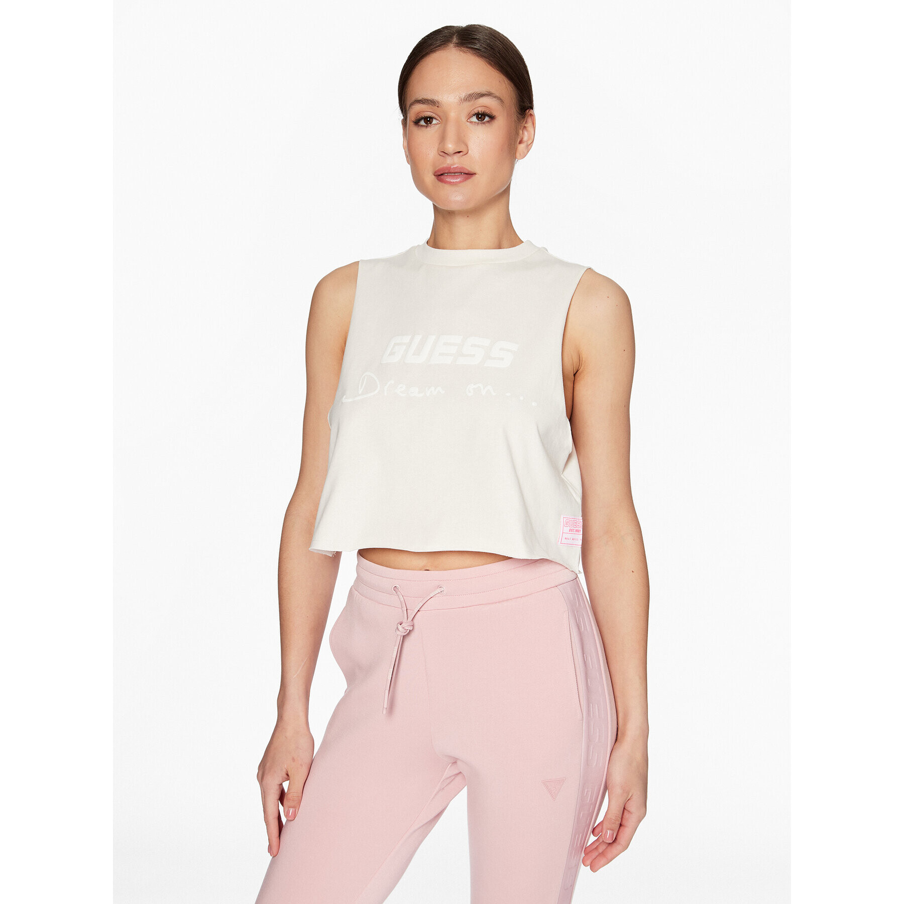 Guess топ Dalya V3GP11 K8FQ4 Бежов Regular Fit - Pepit.bg