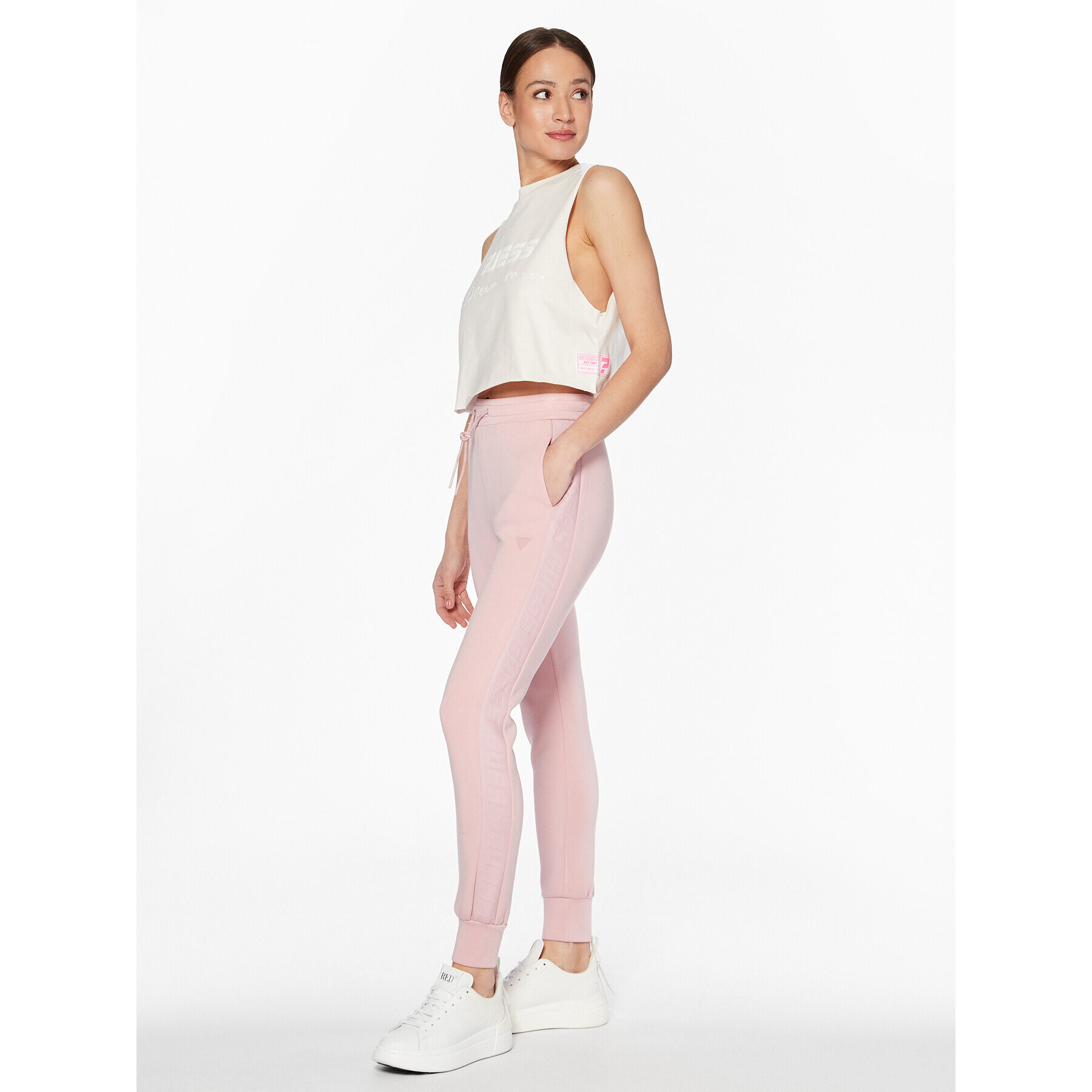 Guess топ Dalya V3GP11 K8FQ4 Бежов Regular Fit - Pepit.bg