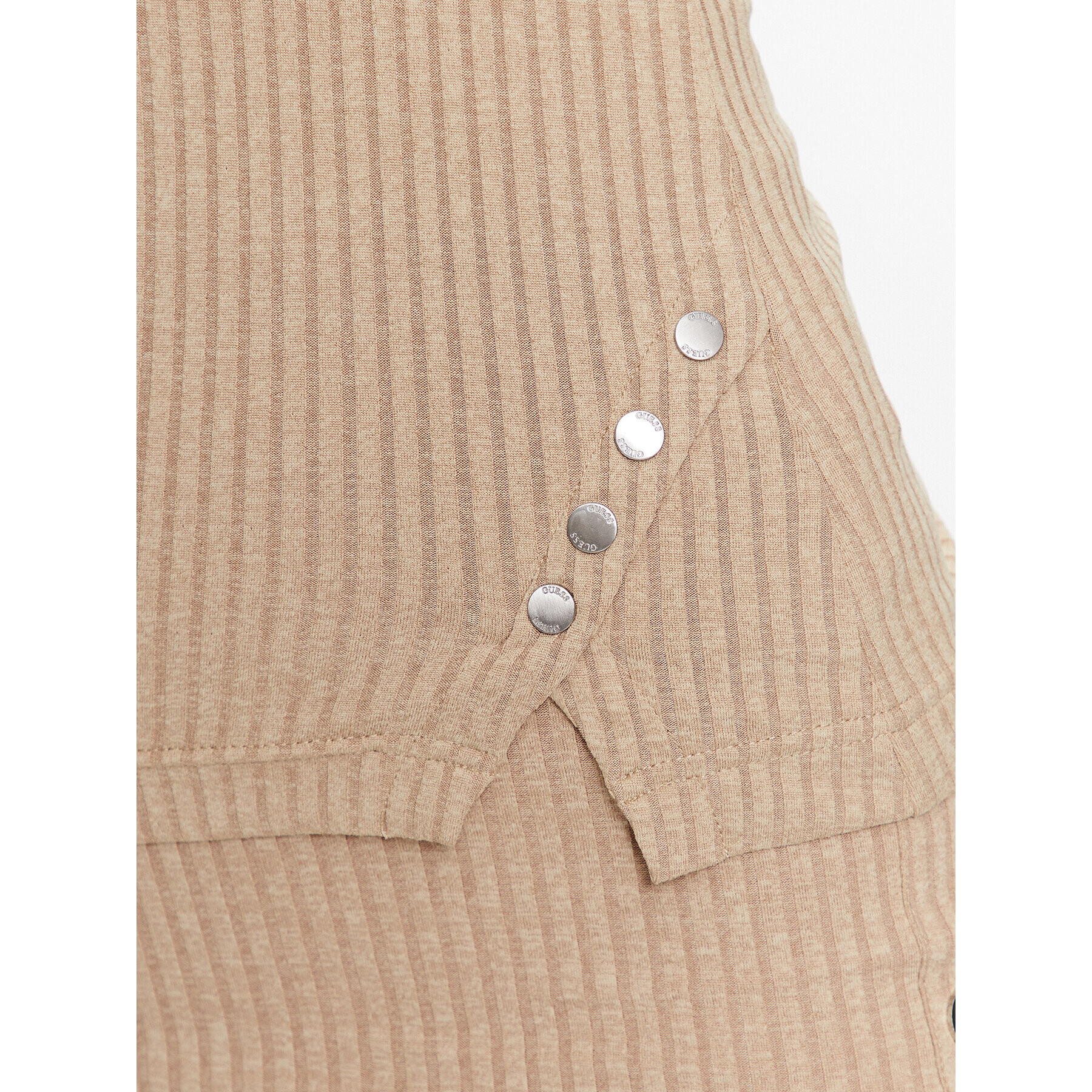 Guess топ Dionne W3GP22 KBPF0 Бежов Slim Fit - Pepit.bg