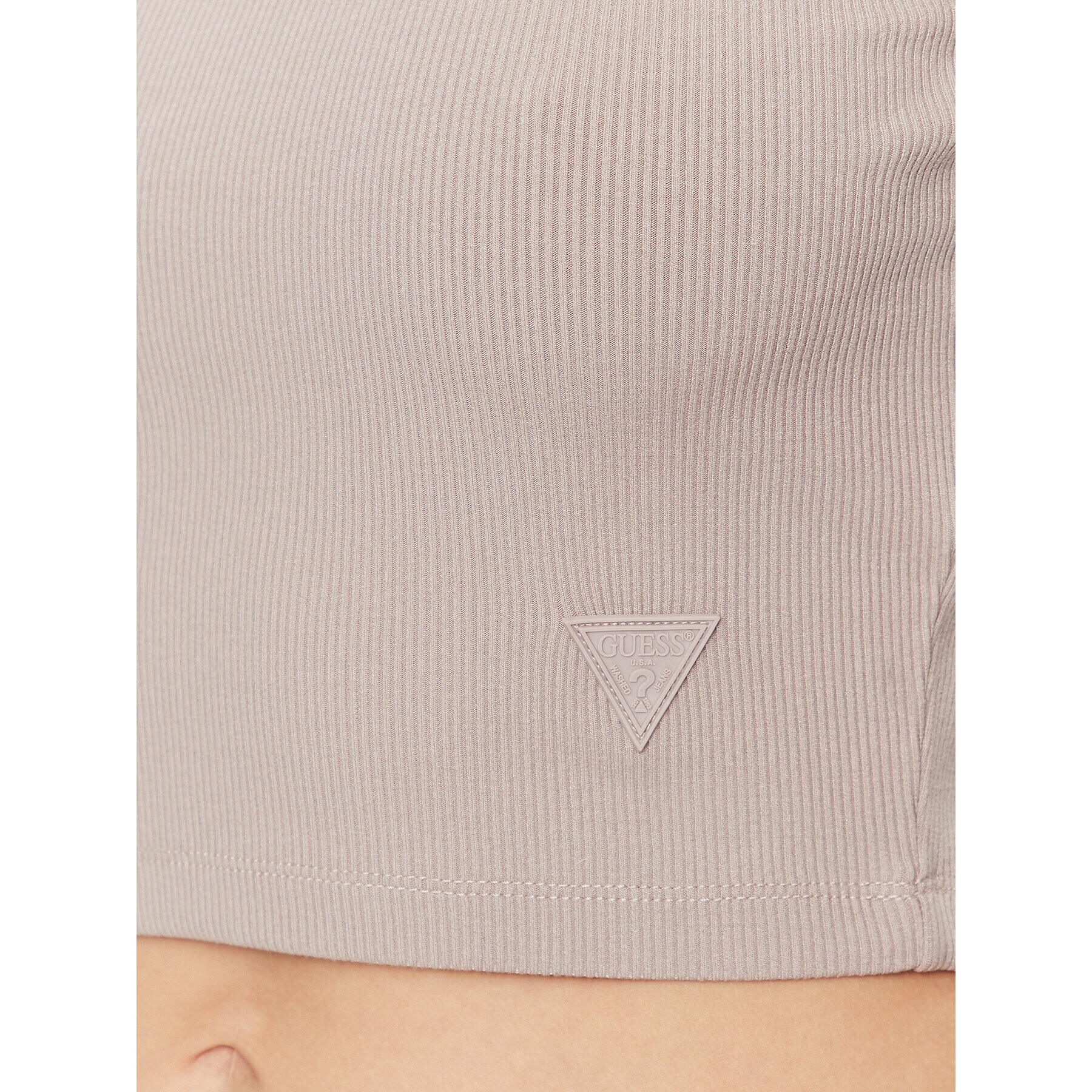 Guess топ Edie V3GP19 K8RT2 Бежов Slim Fit - Pepit.bg