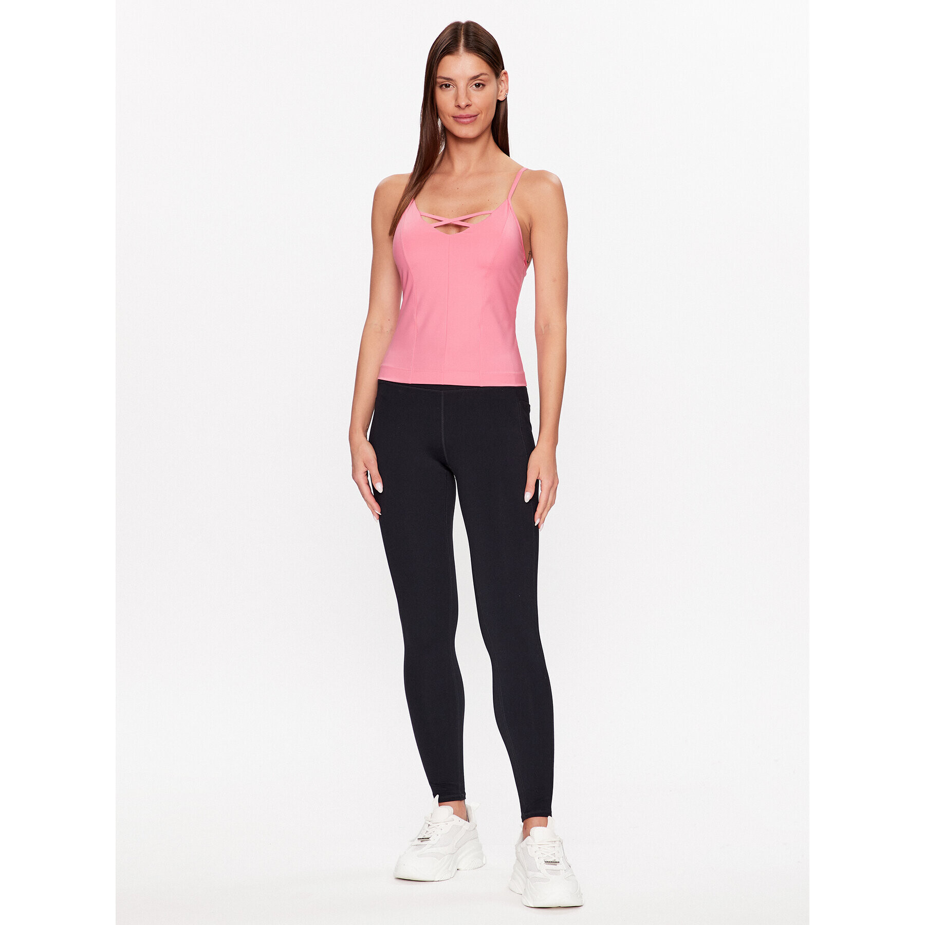 Guess топ Ella V3GP17 MC04A Розов Regular Fit - Pepit.bg