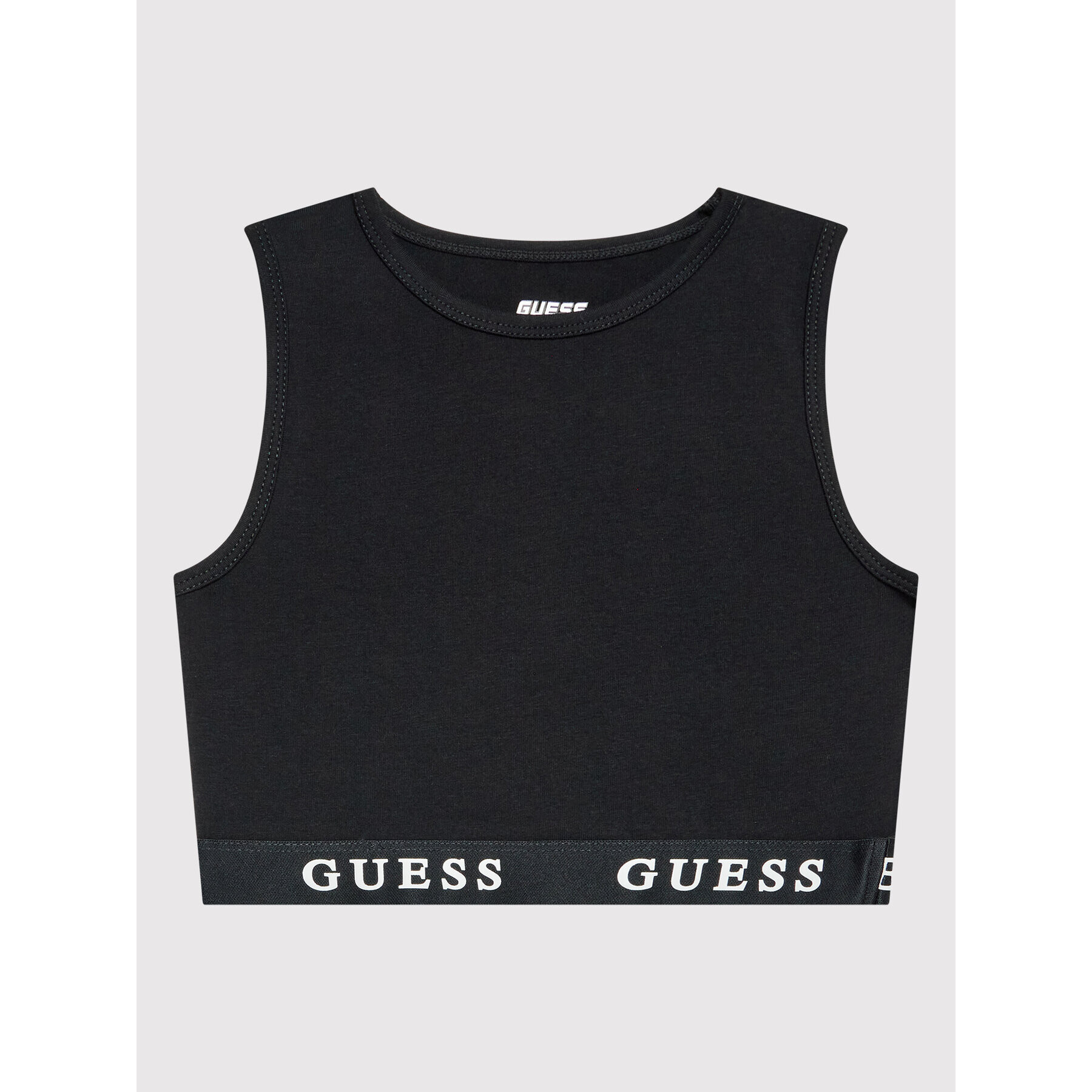 Guess топ J2YI34 KABR0 Черен Slim Fit - Pepit.bg