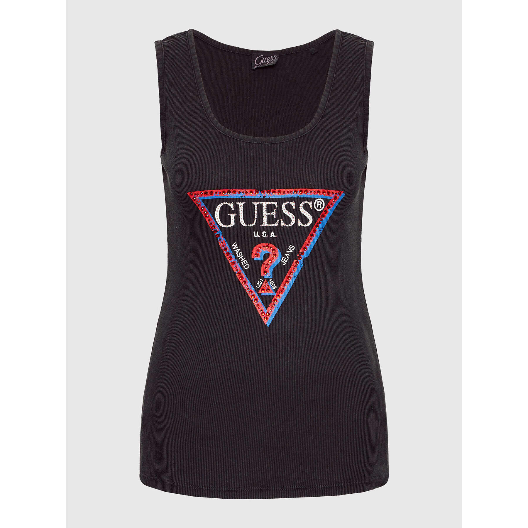 Guess топ Olympia W1YP49 K1811 Черен Regular Fit - Pepit.bg