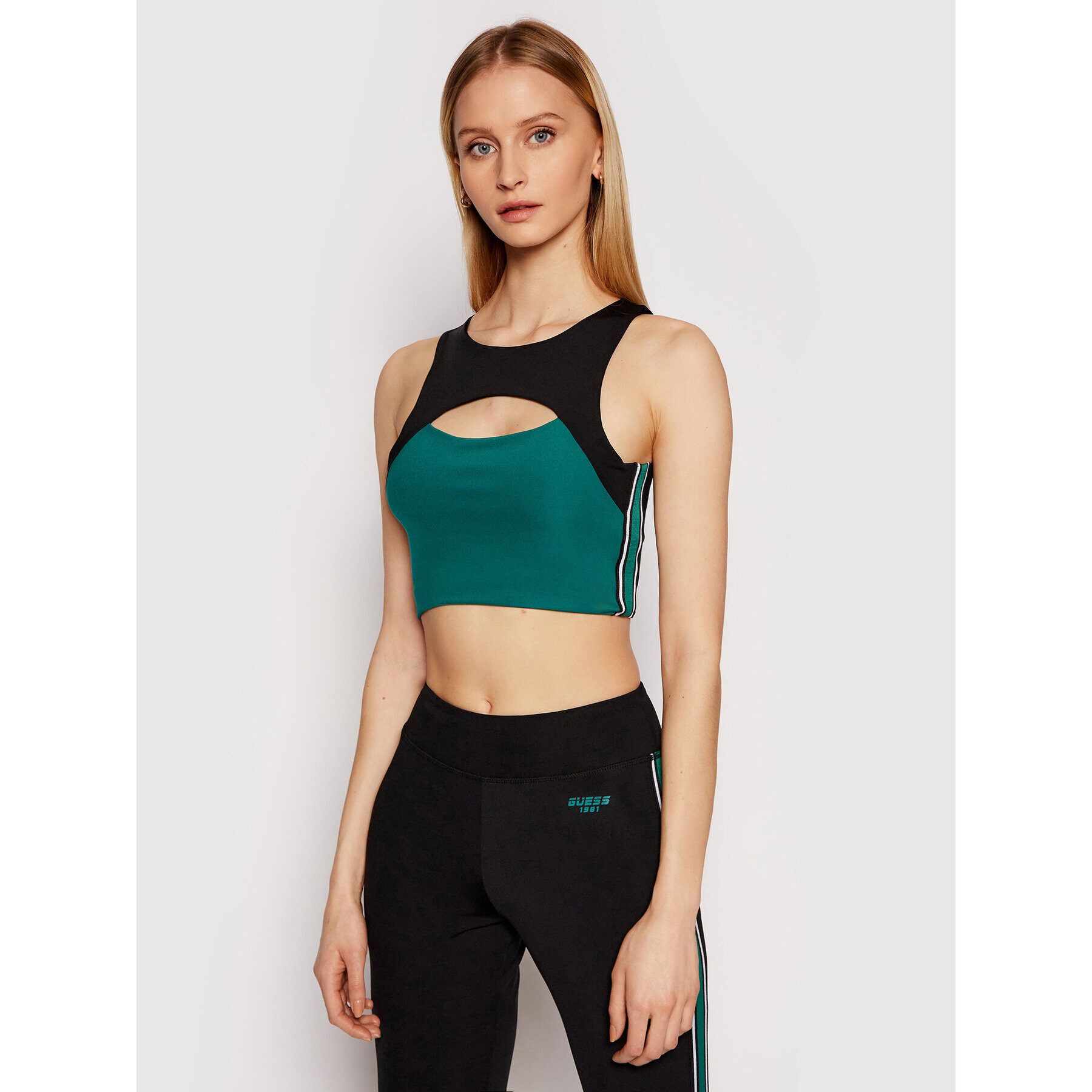 Guess топ Racer O1RA33 MC04E Черен Slim Fit - Pepit.bg