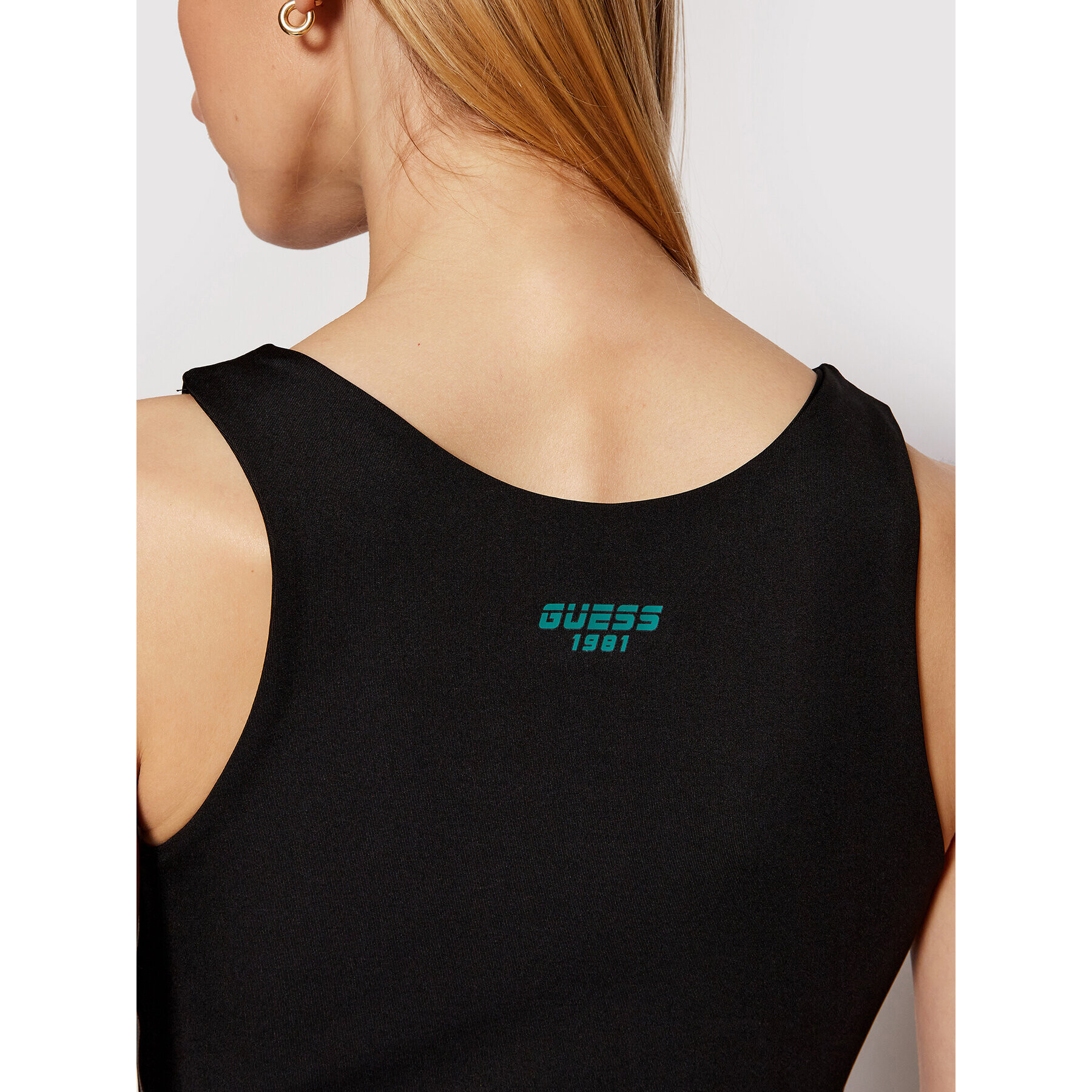 Guess топ Racer O1RA33 MC04E Черен Slim Fit - Pepit.bg
