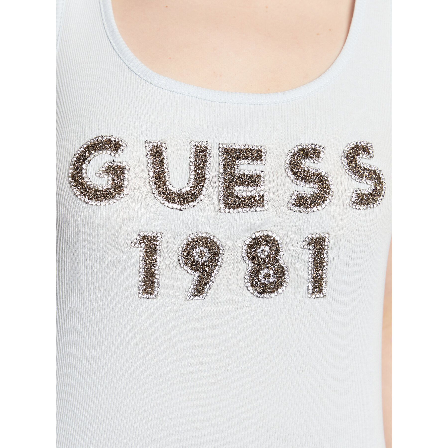 Guess топ Tank Top W3RP07 K1814 Син Slim Fit - Pepit.bg