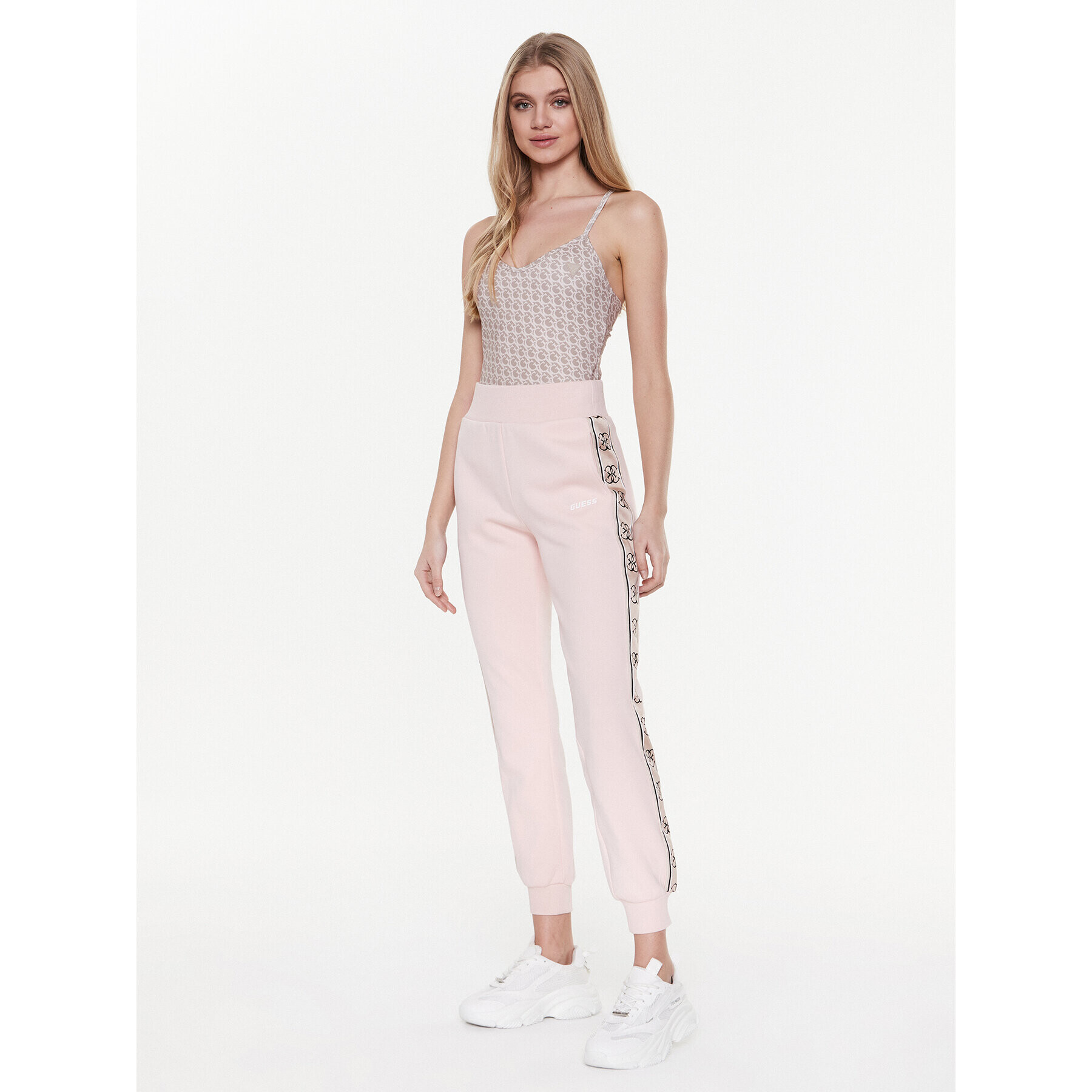 Guess топ V3GP01 MC03W Кафяв Regular Fit - Pepit.bg