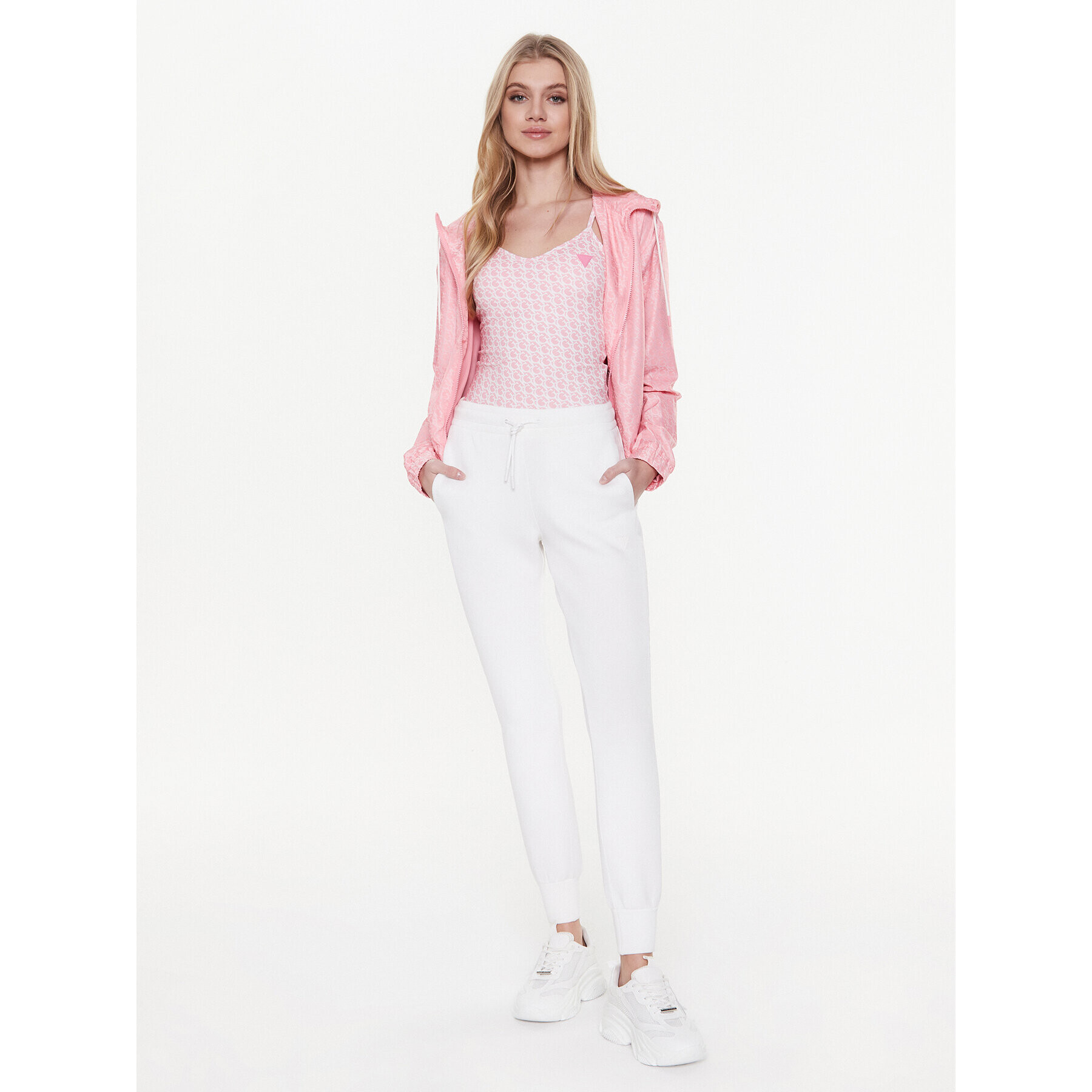 Guess топ V3GP01 MC03W Розов Regular Fit - Pepit.bg