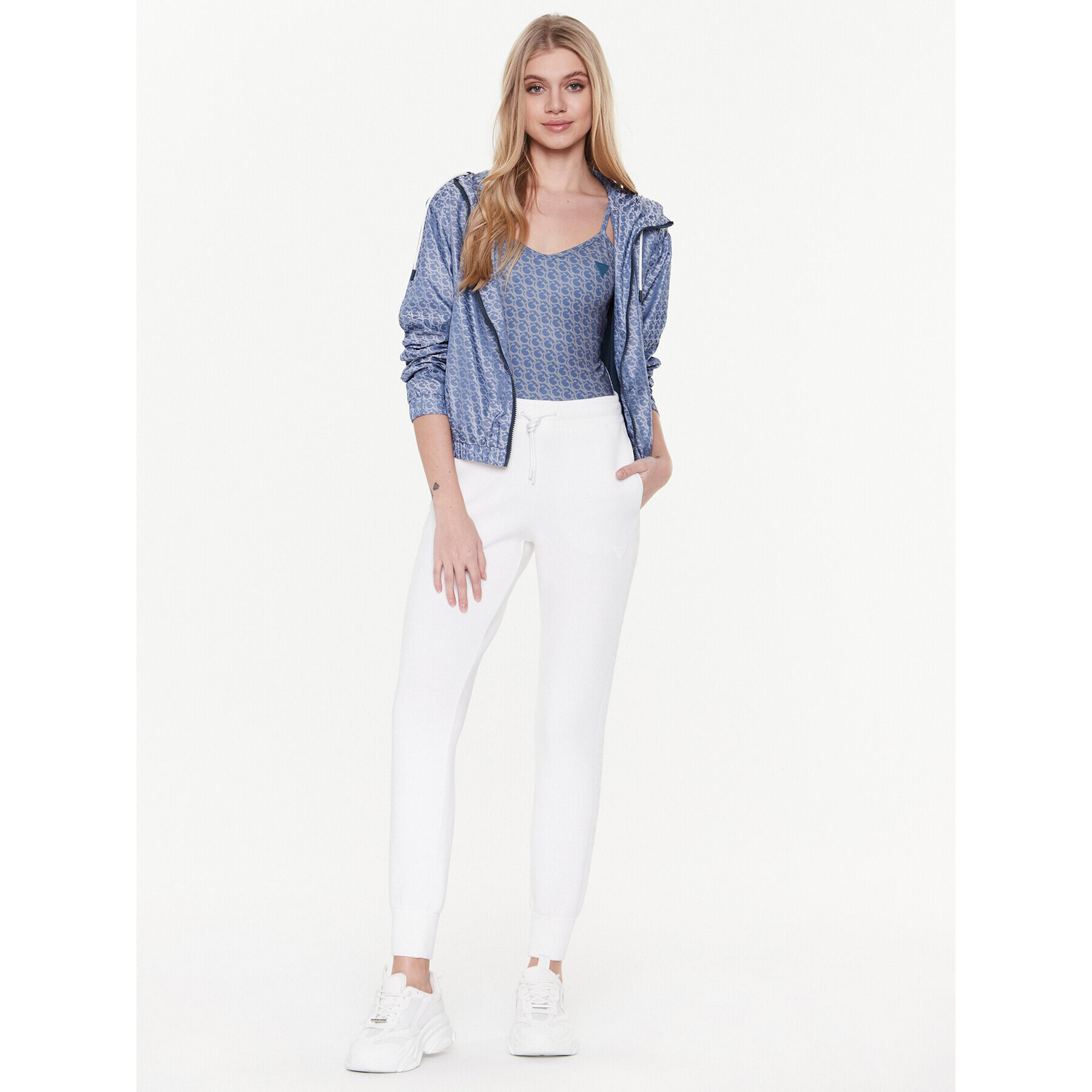 Guess топ V3GP01 MC03W Тъмносин Regular Fit - Pepit.bg