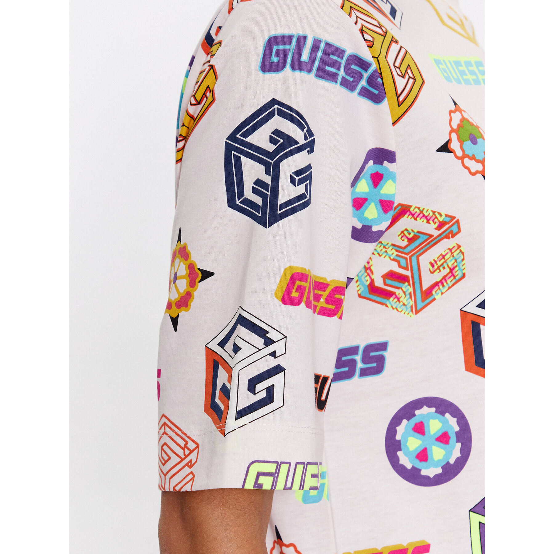 Guess Тишърт V3YI05 I3Z14 Цветен Oversize - Pepit.bg