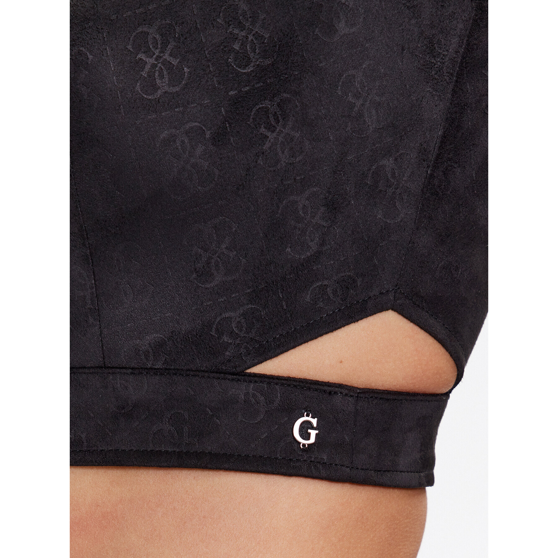 Guess топ W3YH56 WFIY0 Черен Slim Fit - Pepit.bg