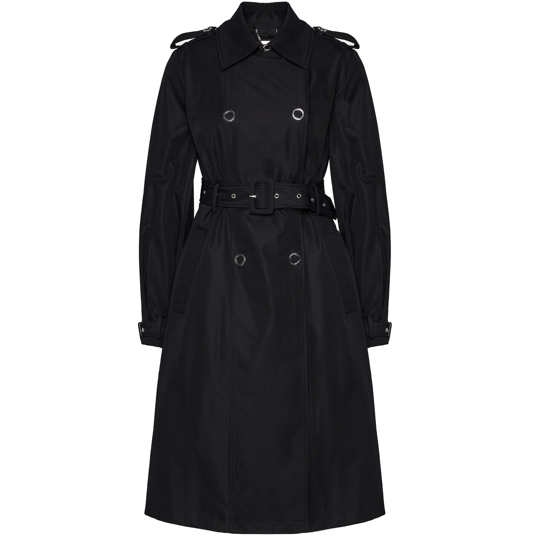 Guess Тренч Peggy W1RL00 WDO40 Черен Regular Fit - Pepit.bg