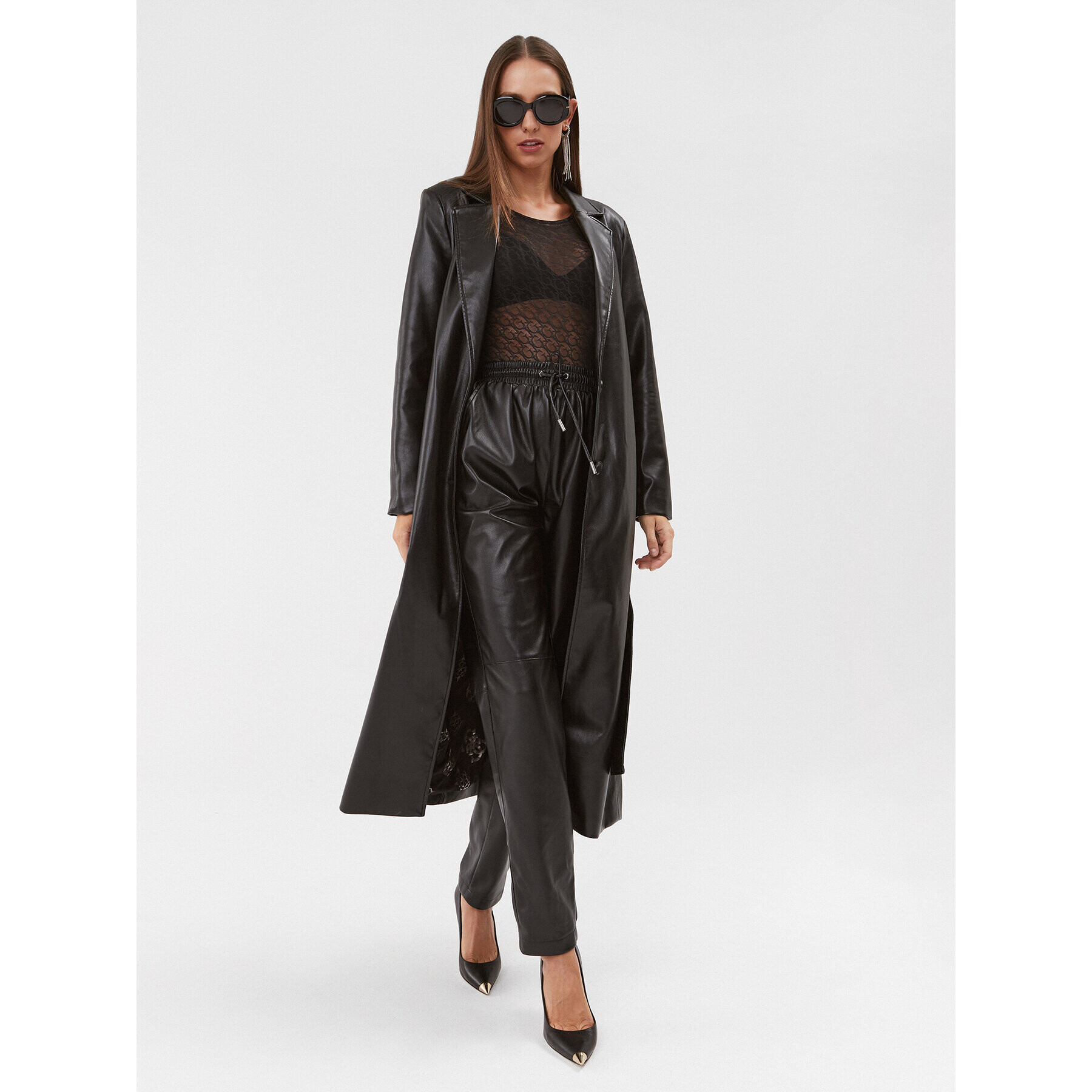 Guess Тренч W3BL64 WF8P0 Черен Regular Fit - Pepit.bg