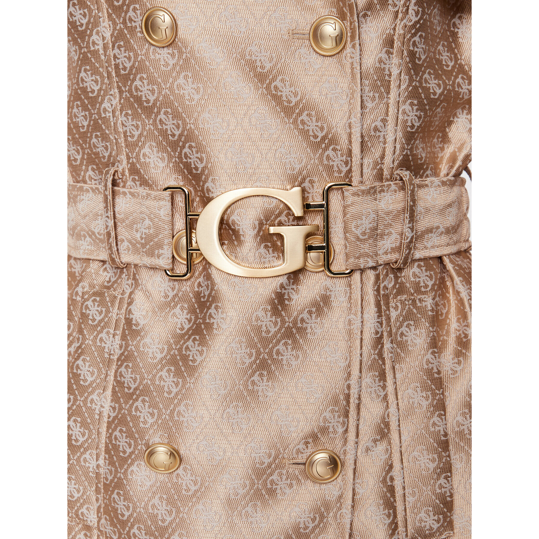 Guess Тренч W3YL03 WFIR2 Бежов Regular Fit - Pepit.bg