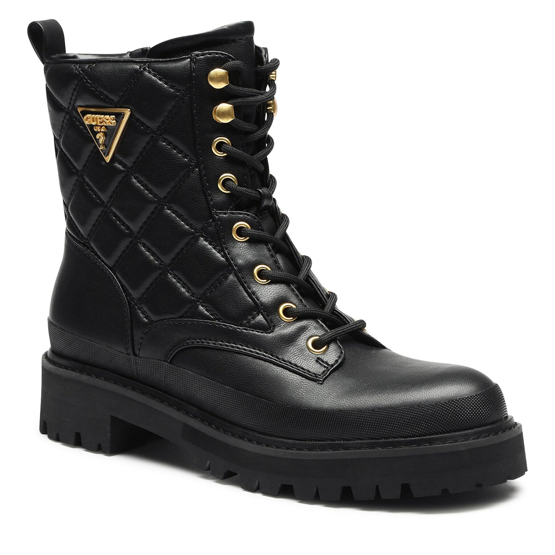 Guess Туристически oбувки Badae FL7BDE ELE10 Черен - Pepit.bg