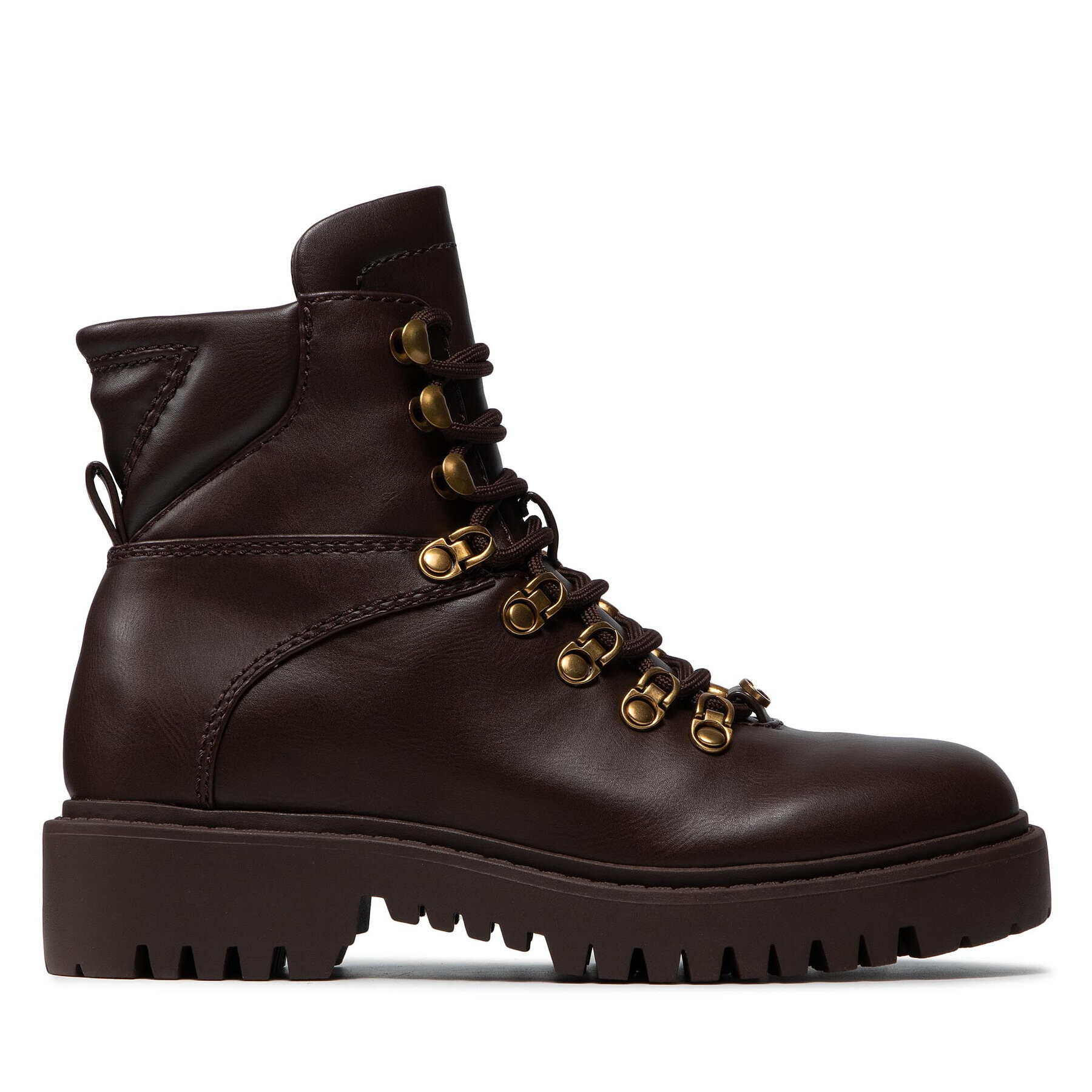 Guess Туристически oбувки FL82RL LEA10 Кафяв - Pepit.bg