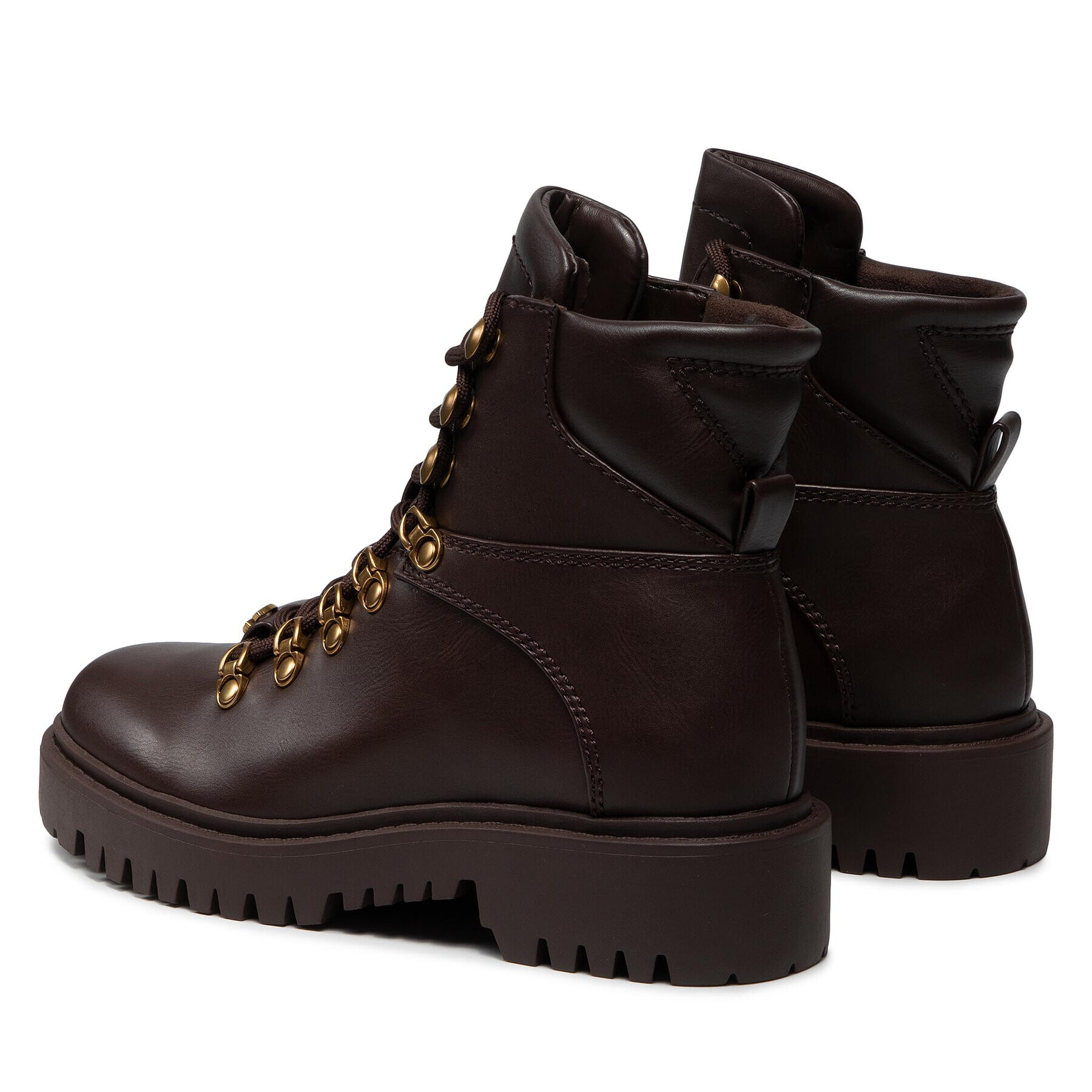 Guess Туристически oбувки FL82RL LEA10 Кафяв - Pepit.bg