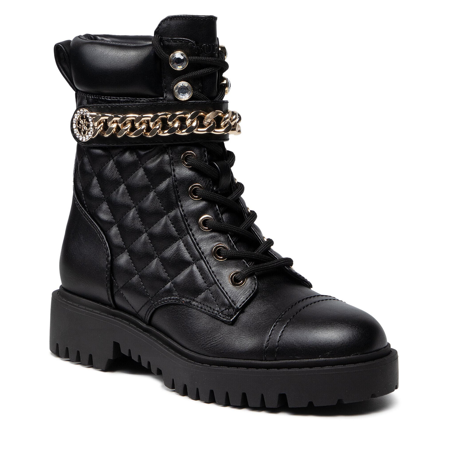 Guess Туристически oбувки FL8ODS ELE10 Черен - Pepit.bg