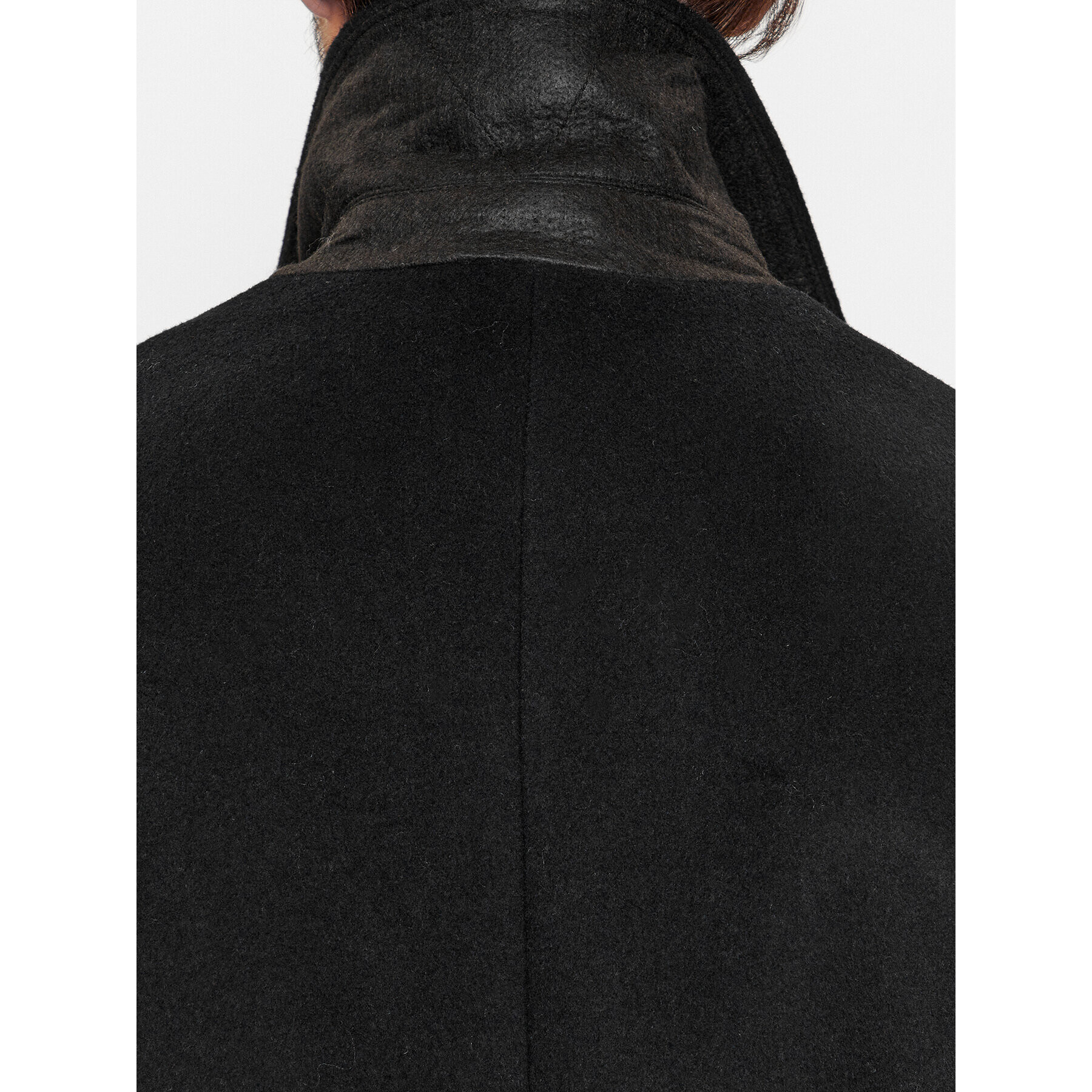 Guess Вълнено палто M3BL40 WFO00 Черен Regular Fit - Pepit.bg