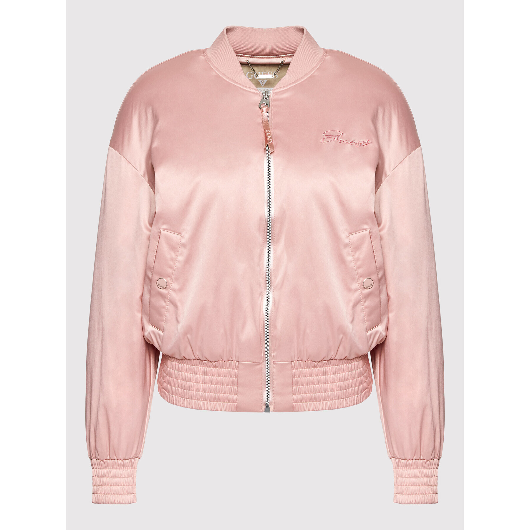 Guess Яке бомбър Alexia W2YL03 WERA2 Розов Regular Fit - Pepit.bg