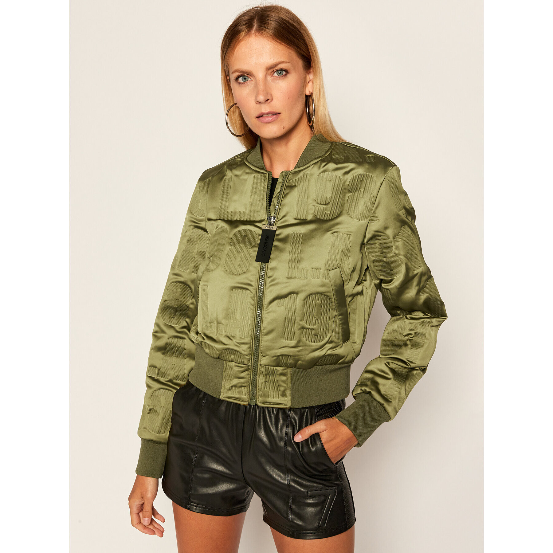 Guess Яке бомбър Elly W0YL59 WD1V0 Зелен Regular Fit - Pepit.bg