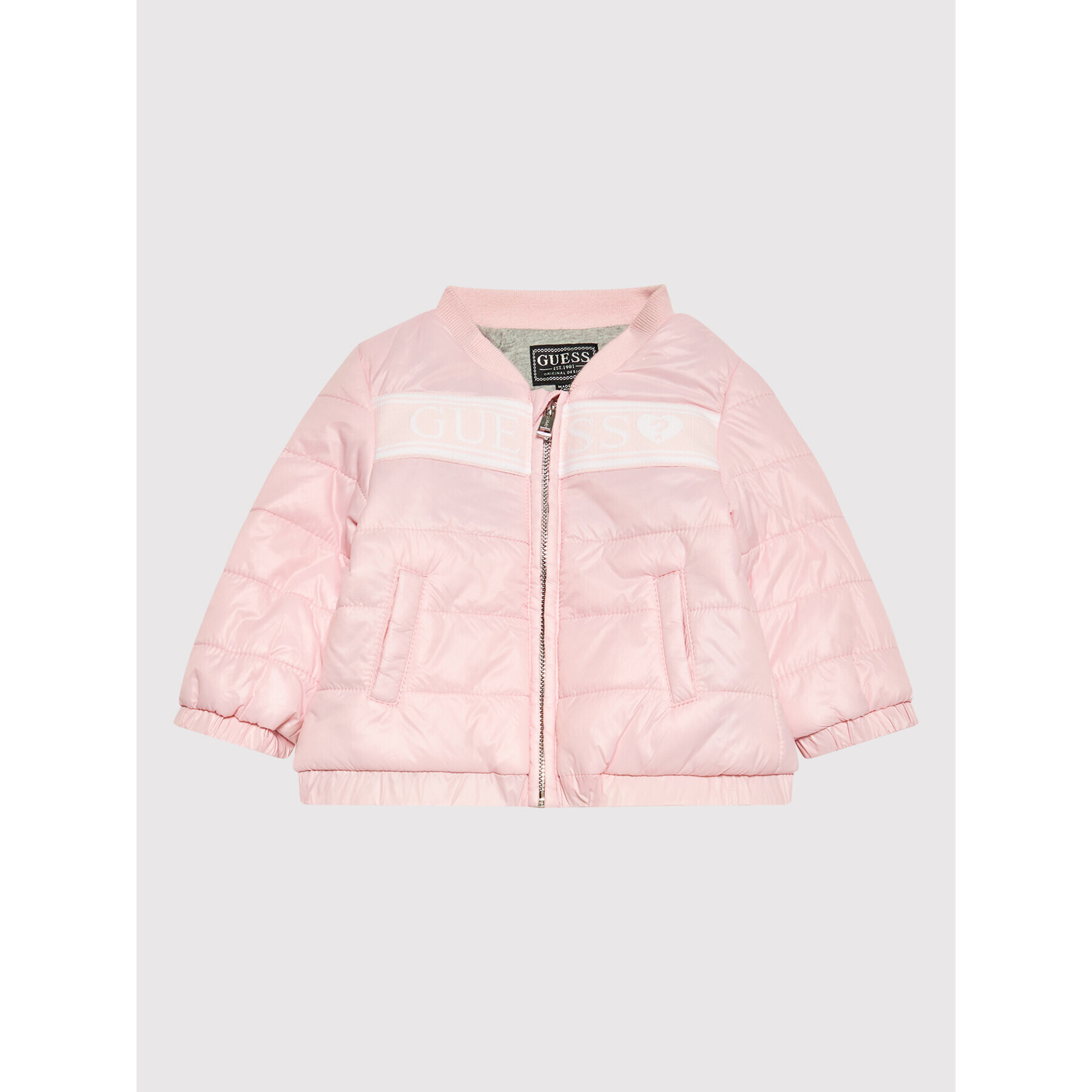 Guess Яке бомбър K2RL03 WCBS0 Розов Regular Fit - Pepit.bg