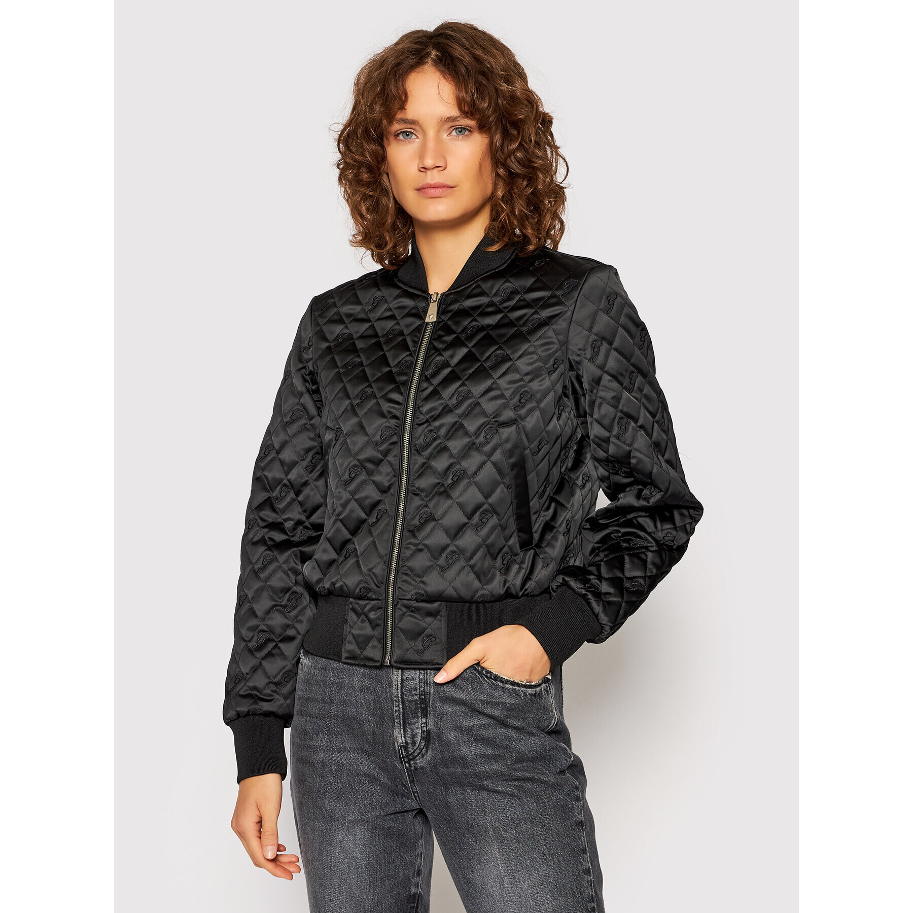 Guess Яке бомбър Suki W1YL33 WE0A0 Черен Regular Fit - Pepit.bg