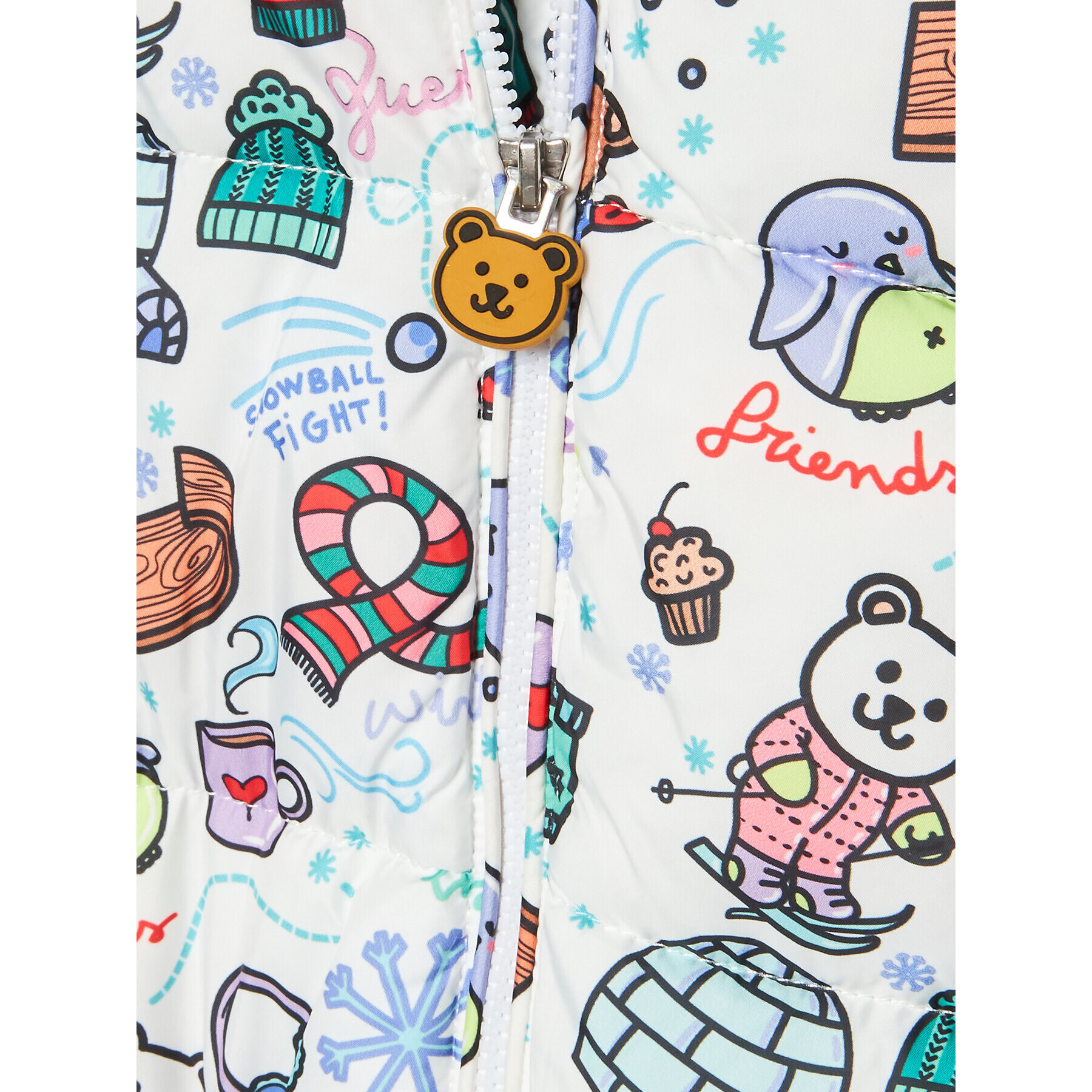 Guess Зимен детски гащеризон H2BW00 WCFM0 Цветен Regular Fit - Pepit.bg