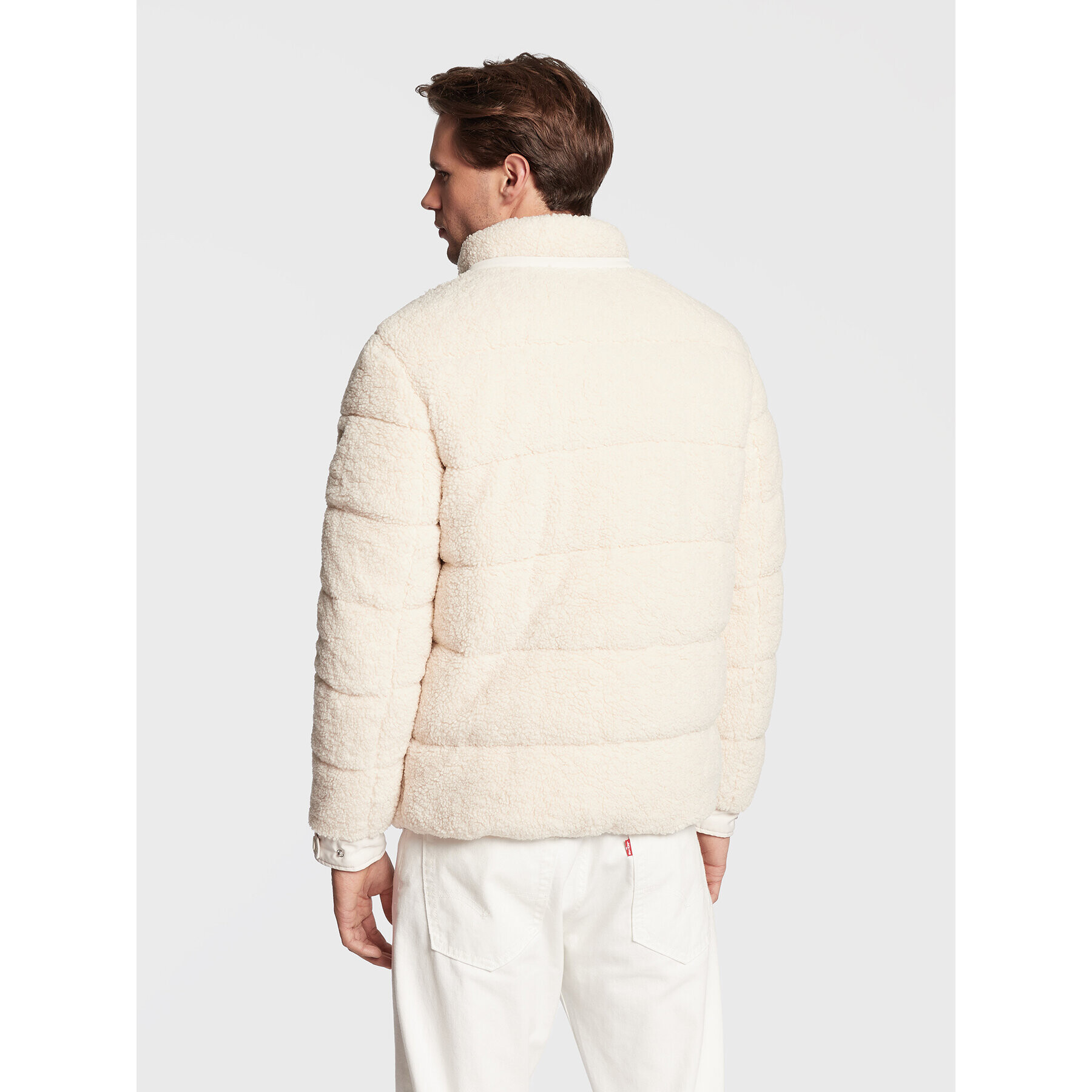 Guess Зимно яке M2BL31 WEZ90 Бежов Regular Fit - Pepit.bg