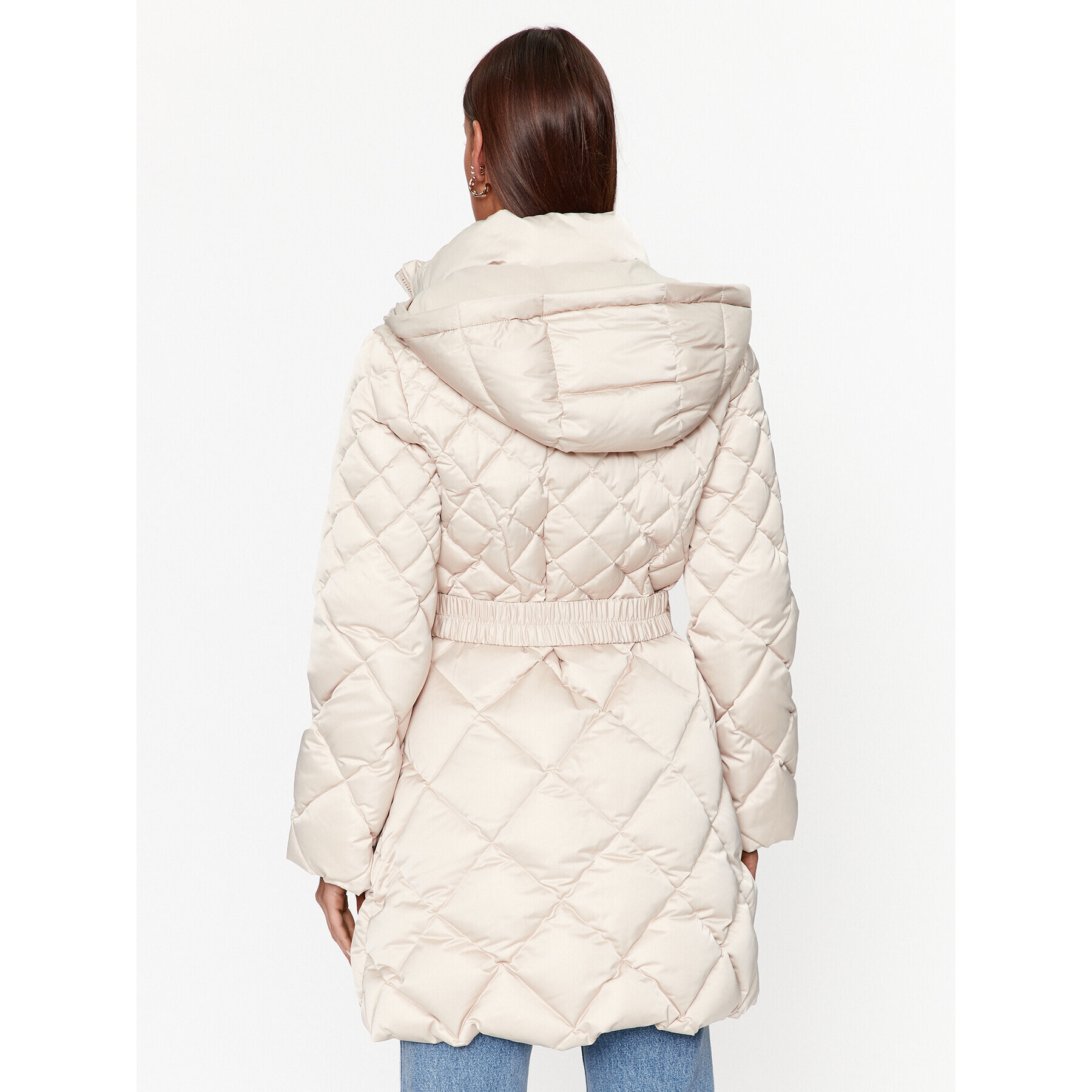 Guess Зимно палто W3BL36 WEX52 Бежов Regular Fit - Pepit.bg