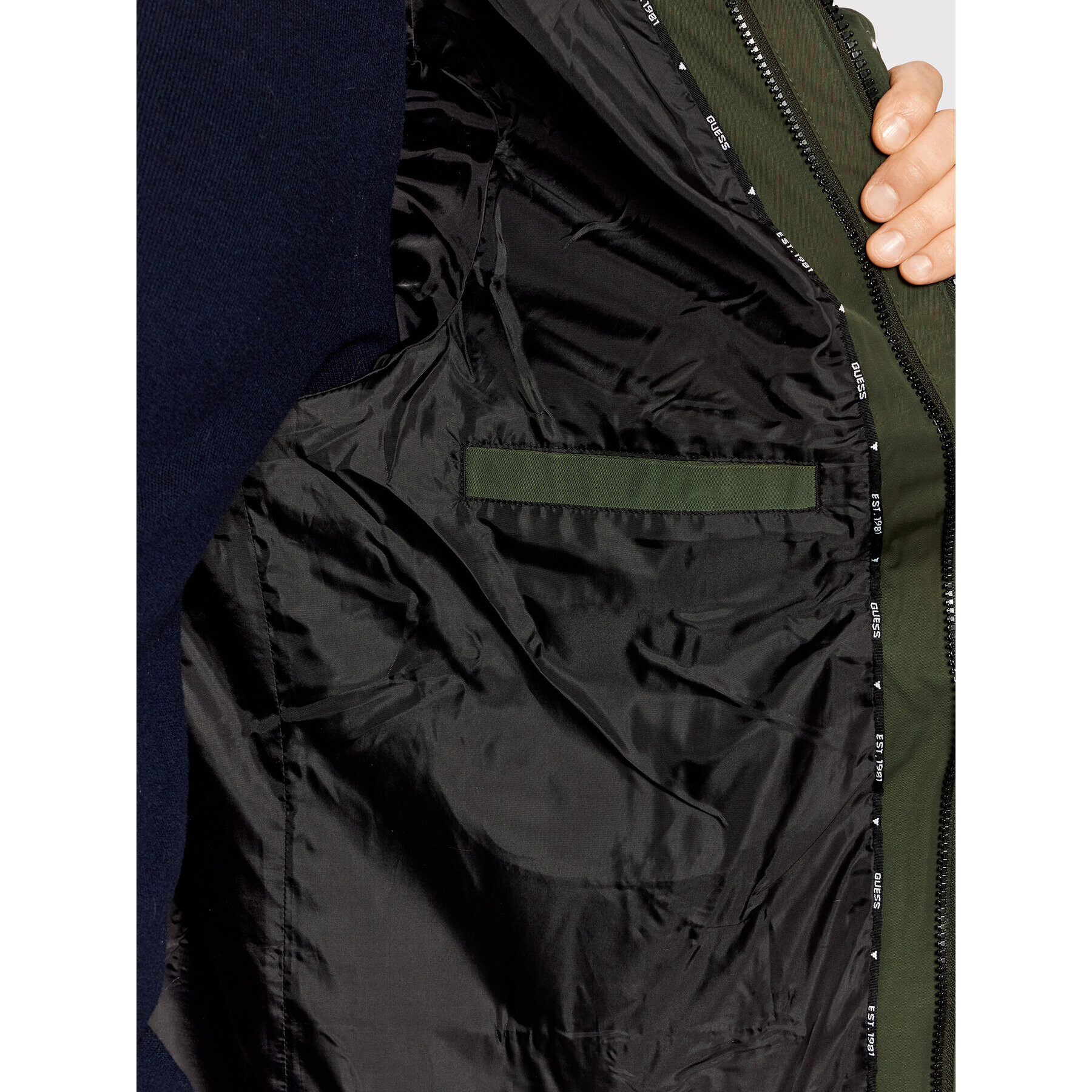 Guess Парка M1BL20 WDMY0 Зелен Regular Fit - Pepit.bg