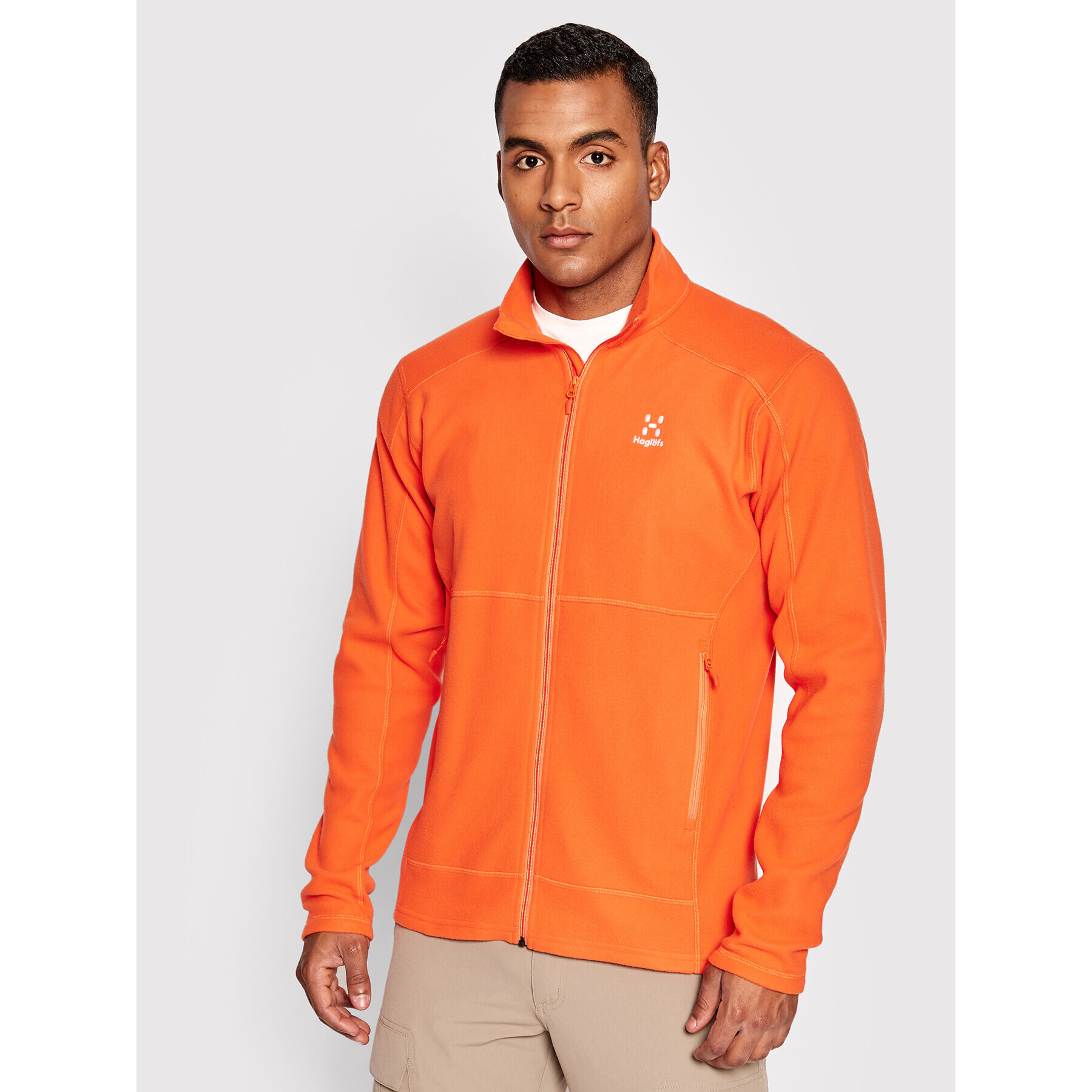 Haglöfs Полар Buteo 605073 Оранжев Regular Fit - Pepit.bg