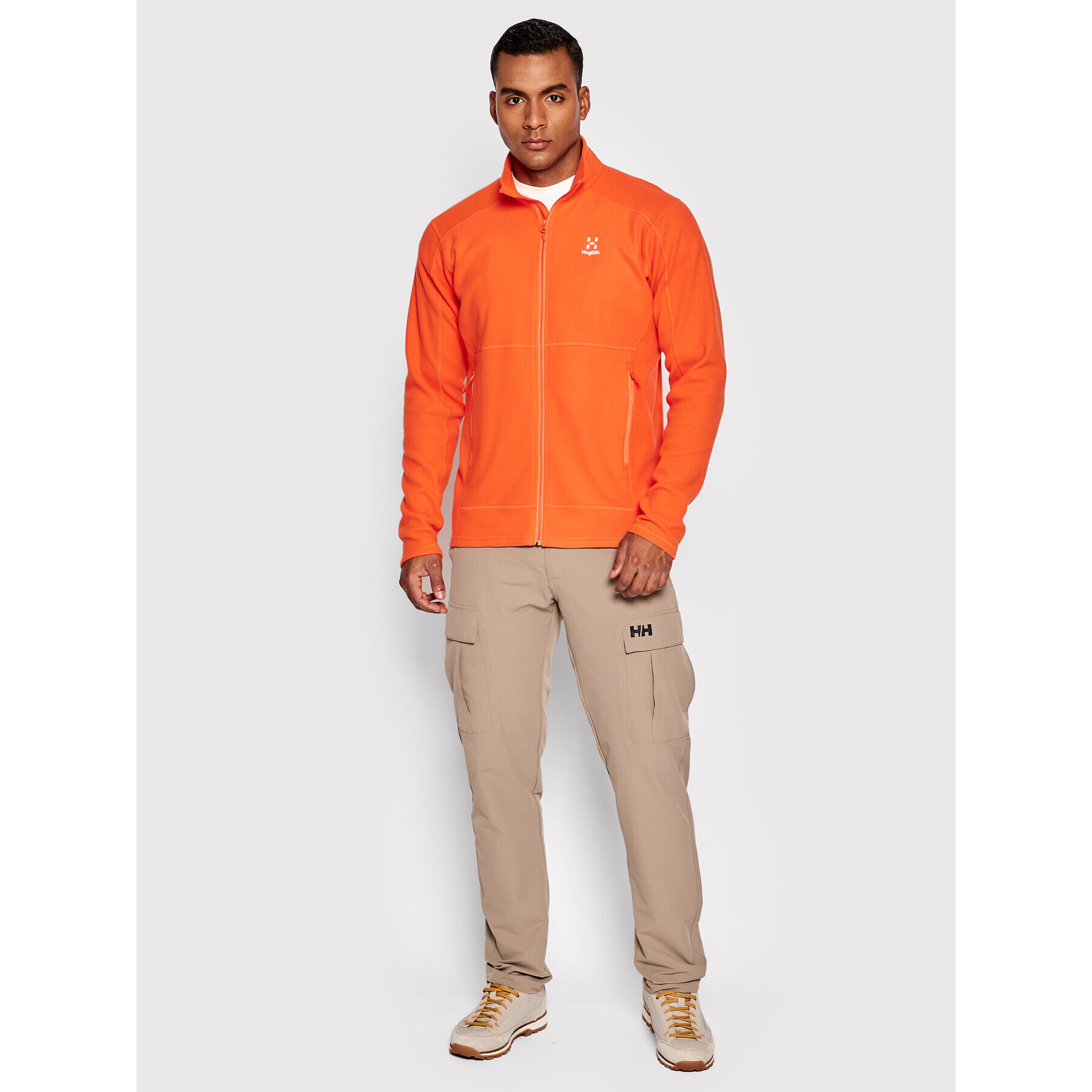 Haglöfs Полар Buteo 605073 Оранжев Regular Fit - Pepit.bg