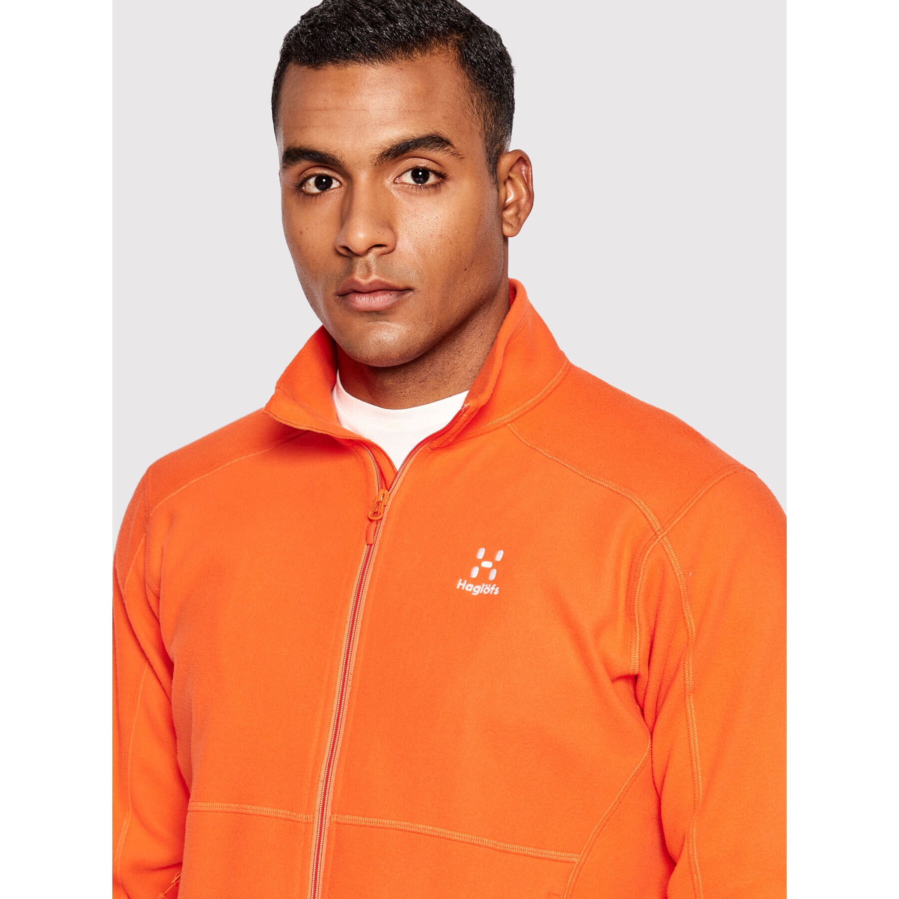 Haglöfs Полар Buteo 605073 Оранжев Regular Fit - Pepit.bg