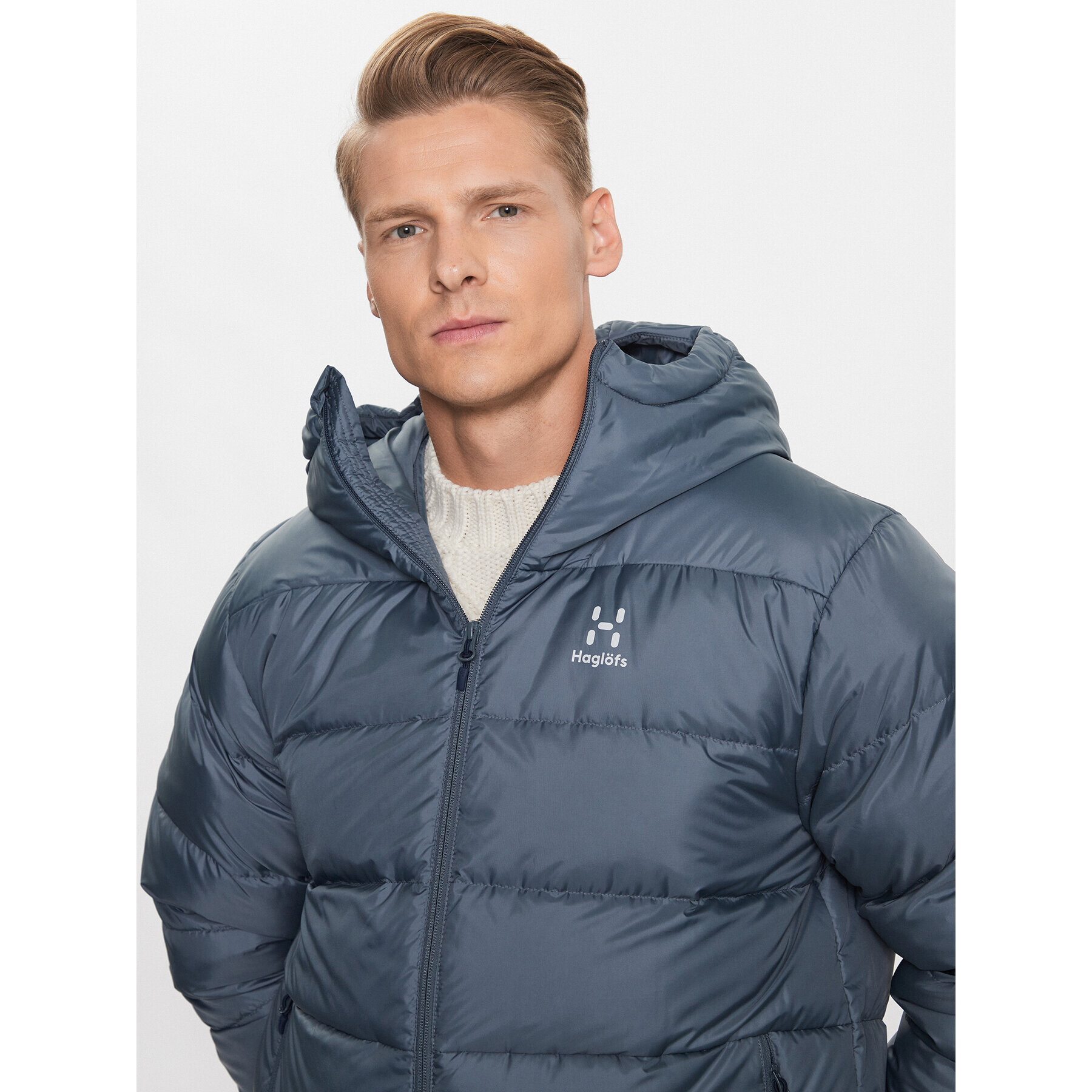 Haglöfs Пухено яке Bield 604684 Син Regular Fit - Pepit.bg