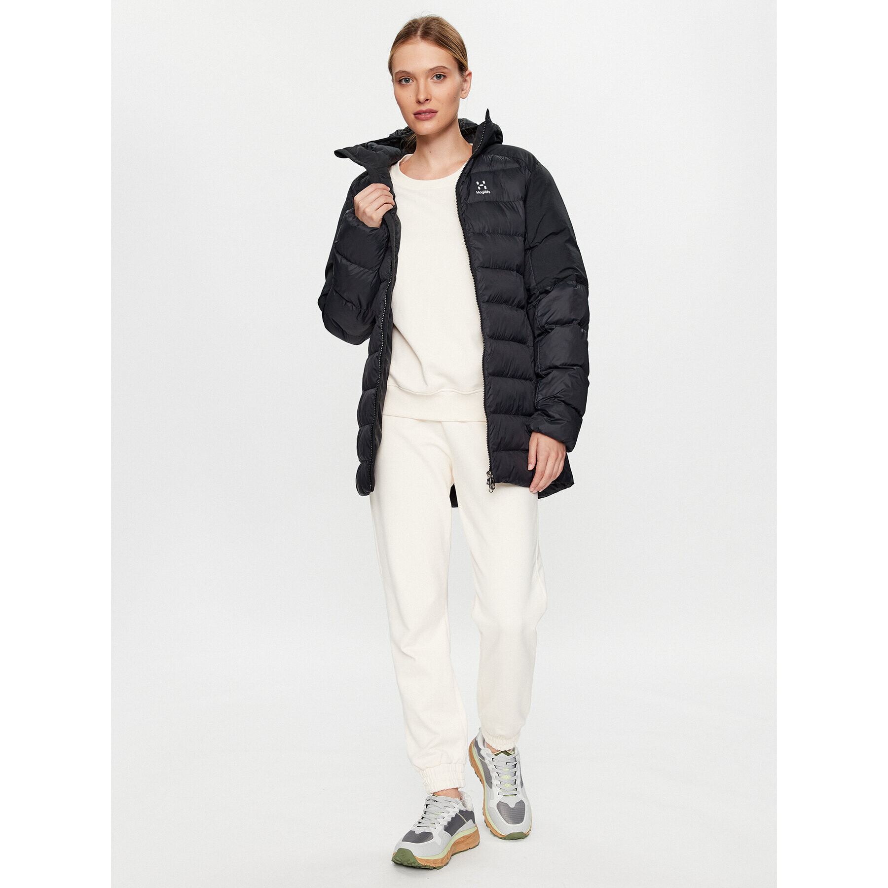 Haglöfs Пухено яке Dala 605632 Черен Regular Fit - Pepit.bg