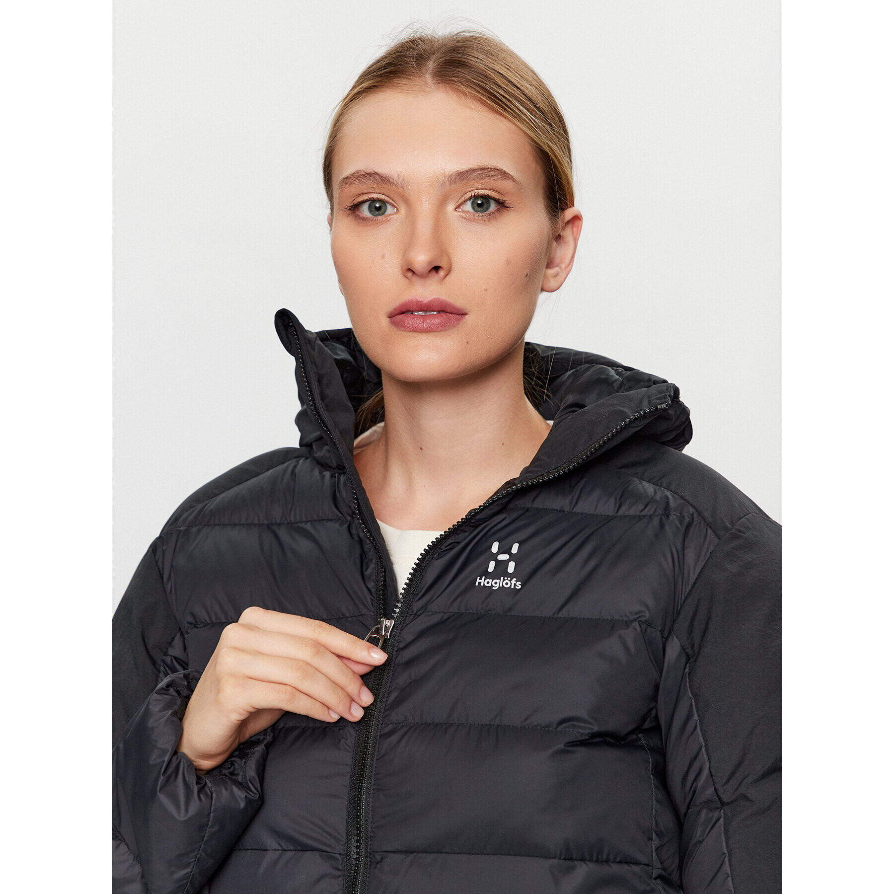 Haglöfs Пухено яке Dala 605632 Черен Regular Fit - Pepit.bg