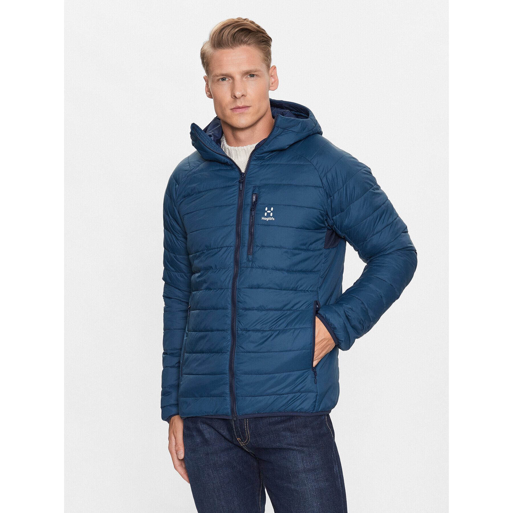 Haglöfs Пухено яке Rapid Mimic 604743 Син Regular Fit - Pepit.bg