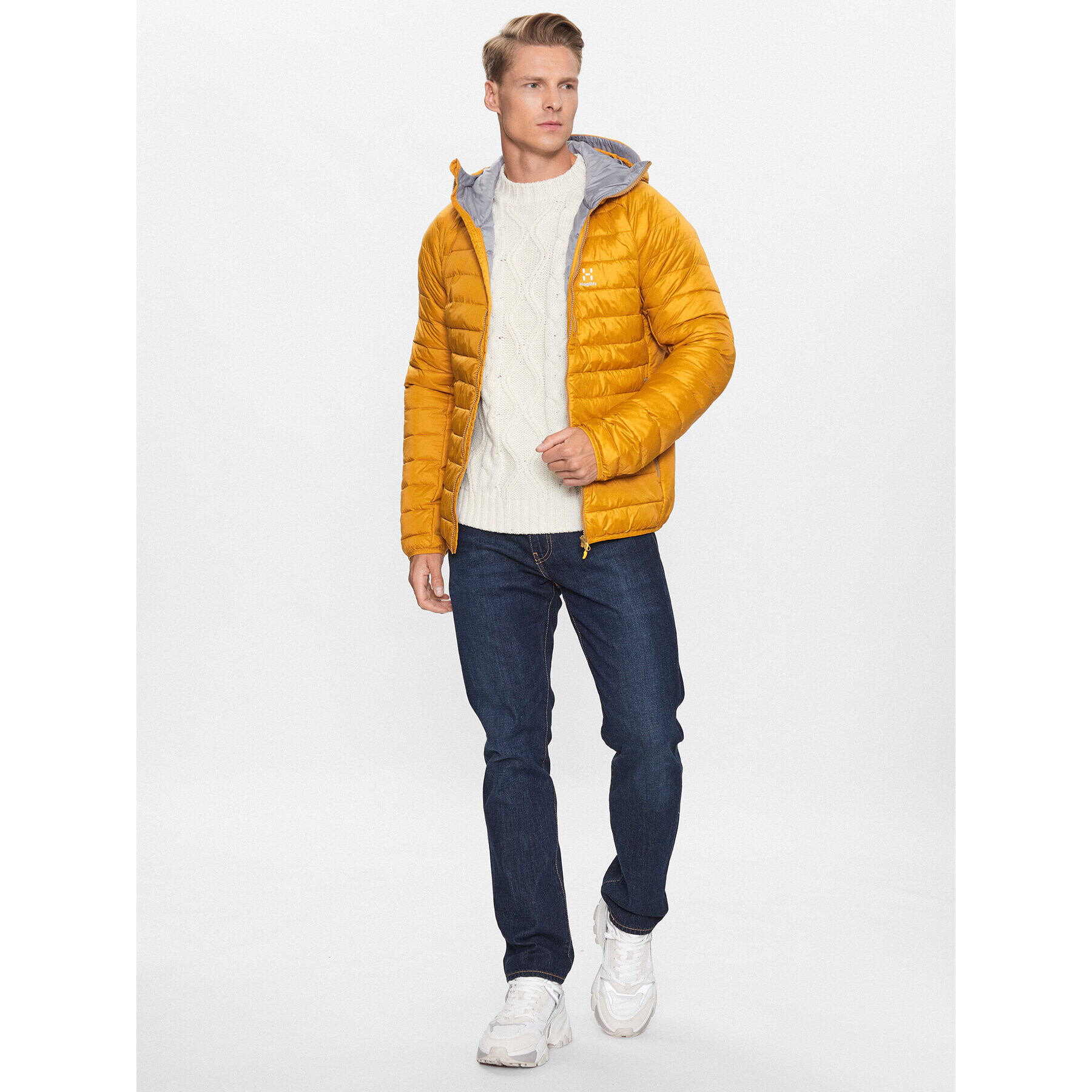 Haglöfs Пухено яке Rapid Mimic 604743 Жълт Regular Fit - Pepit.bg