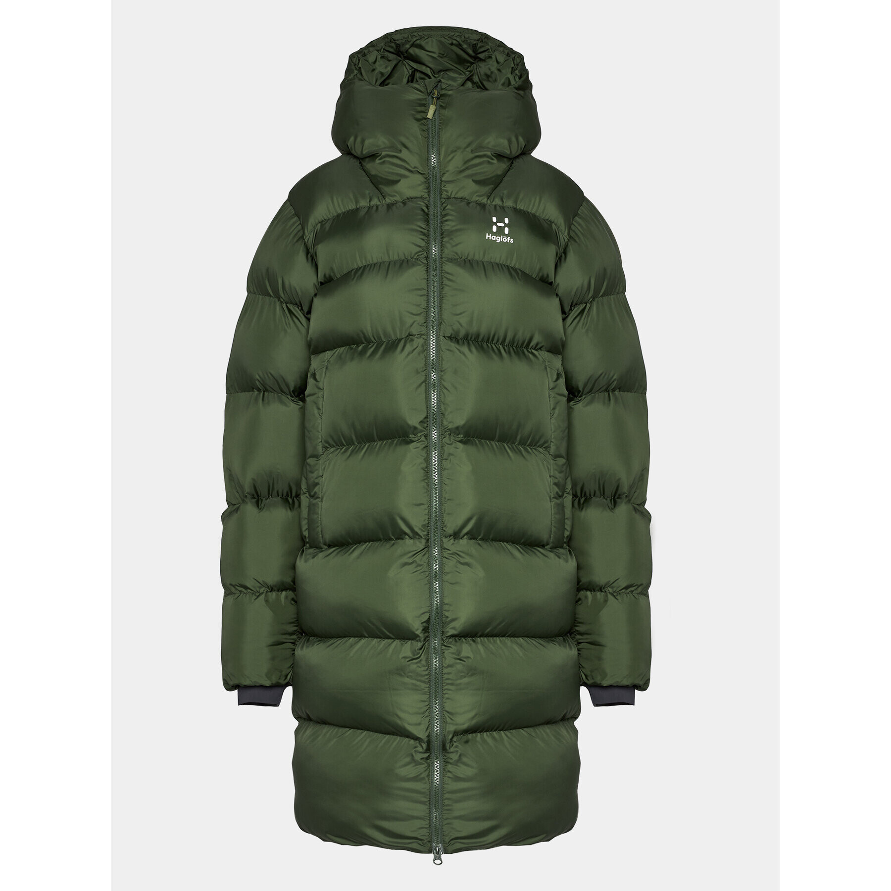 Haglöfs Зимно яке Long Mimic 605413 Зелен Parka Fit - Pepit.bg